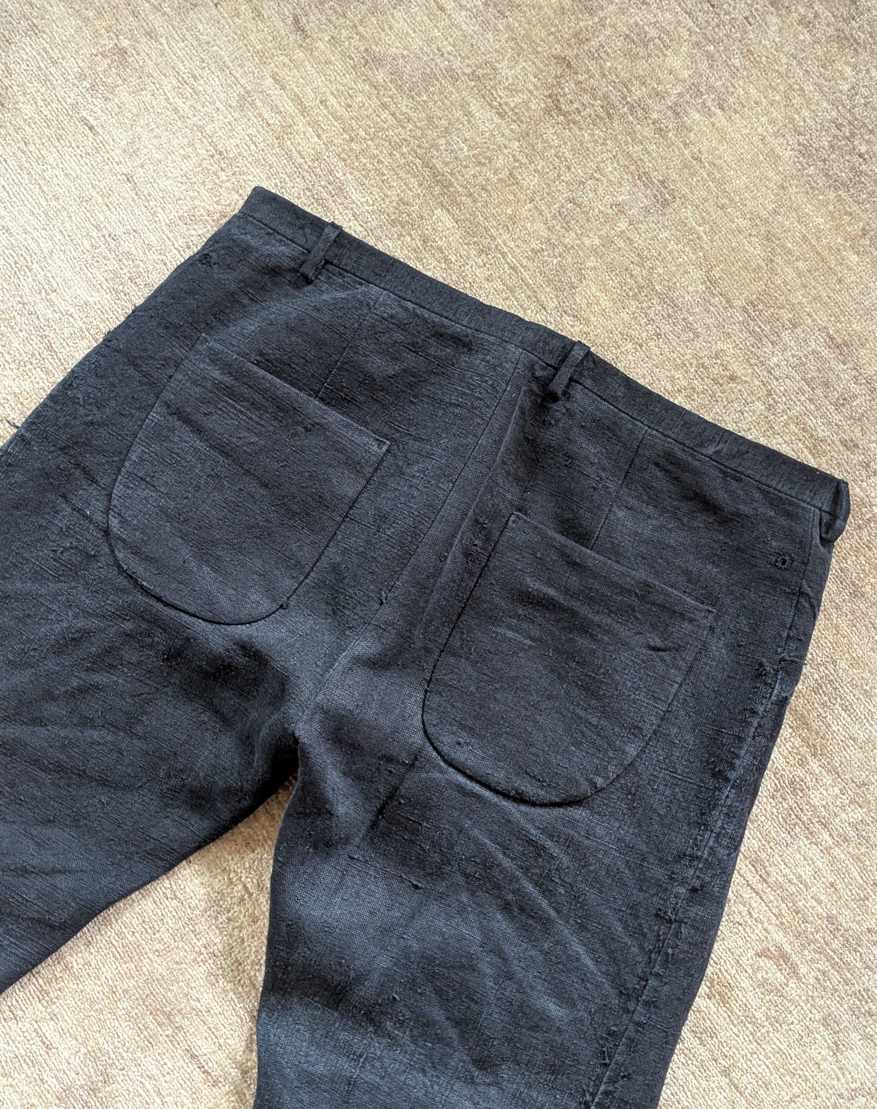 Label Under Construction Vintage Military Tent Jeans Size US 38 / EU 54 - 8 Thumbnail