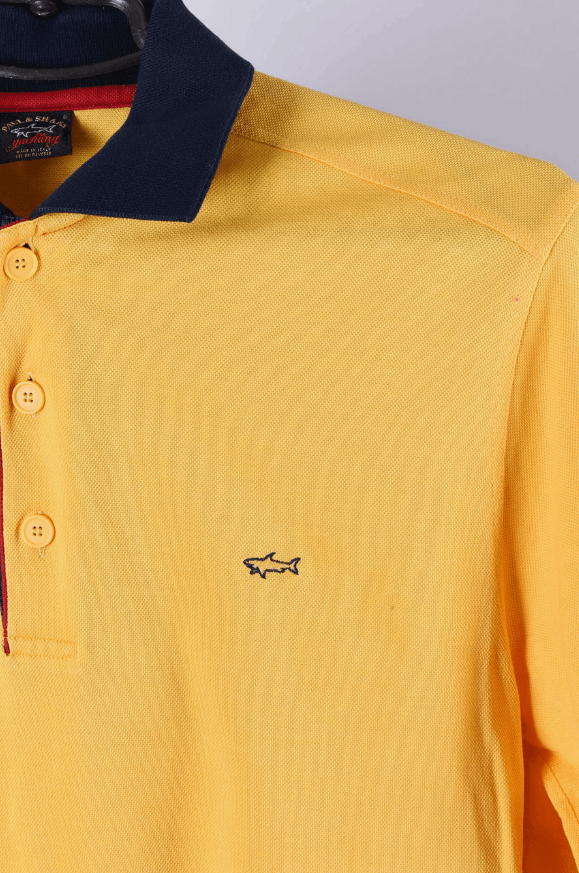 Paul & Shark Paul & Shark Yachting Polo Shirt Yellow Short Sleeve Size M Size US M / EU 48-50 / 2 - 2 Thumbnail