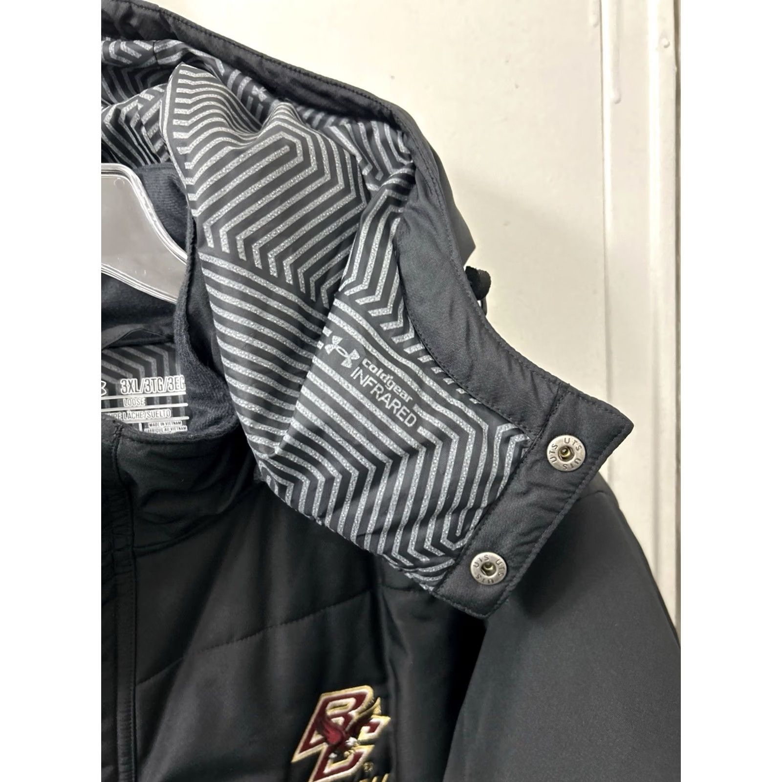 Under Armour Under Armour ColdGear Infrared Parka Jacket Mens 3XL Black Boston College Puffer Size US XXL / EU 58 / 5 - 6 Thumbnail