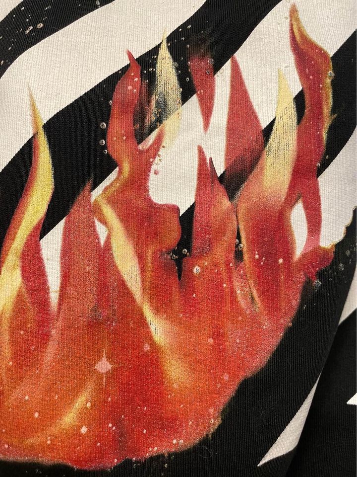 Off-White Off White Fire Hoodie Size US S / EU 44-46 / 1 - 6 Thumbnail