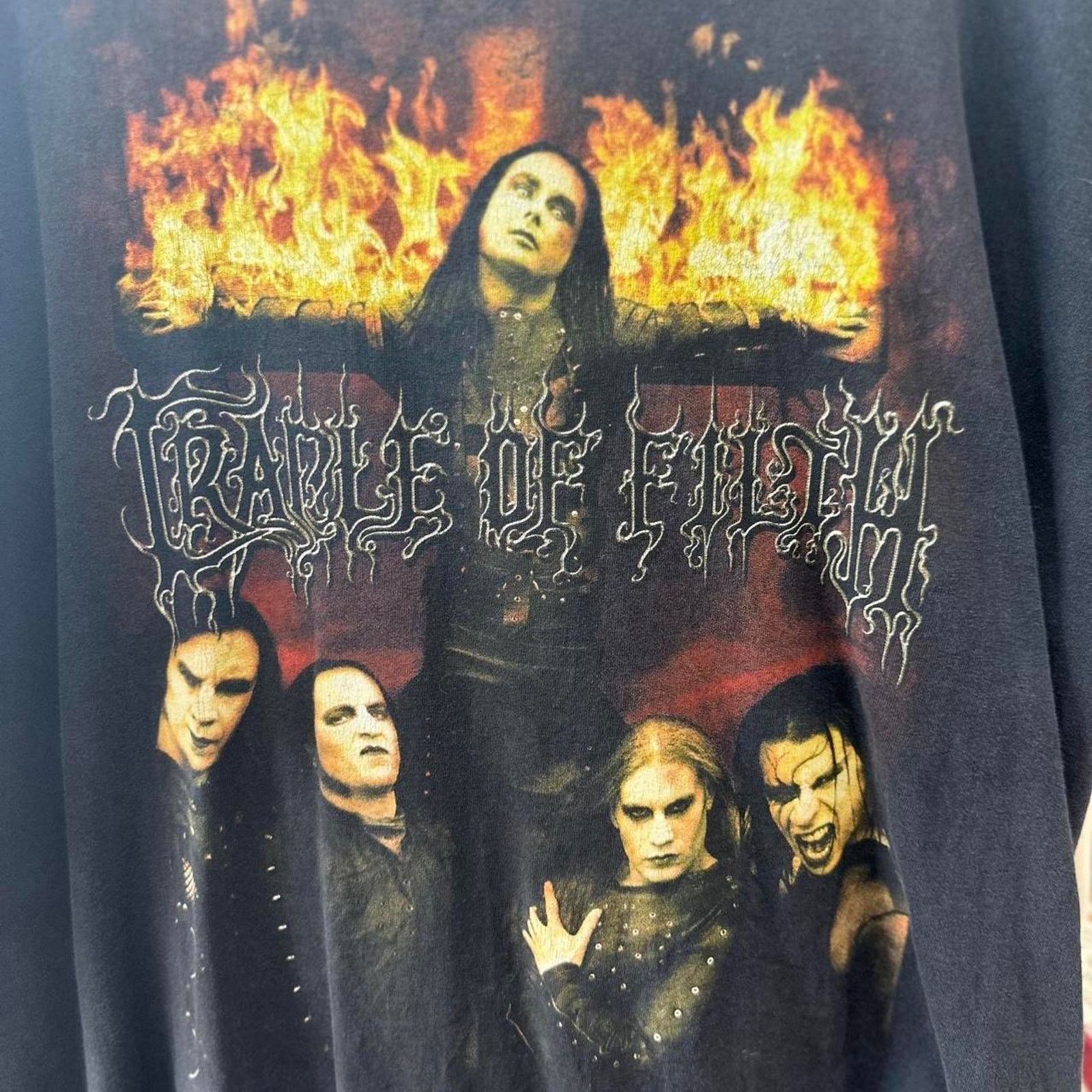 Hanes Vintage Cradle of Filth band tee Size US XL / EU 56 / 4 - 1 Thumbnail