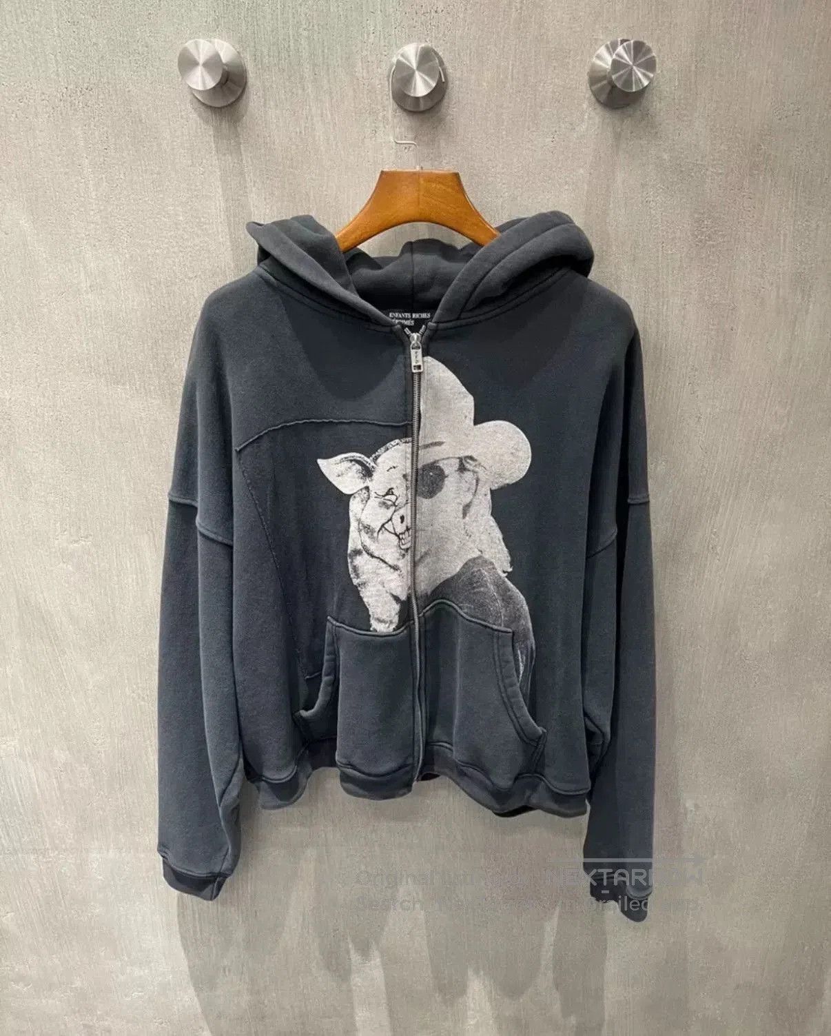 Enfants Riches Déprimés Pig Man Zip Hoodie.