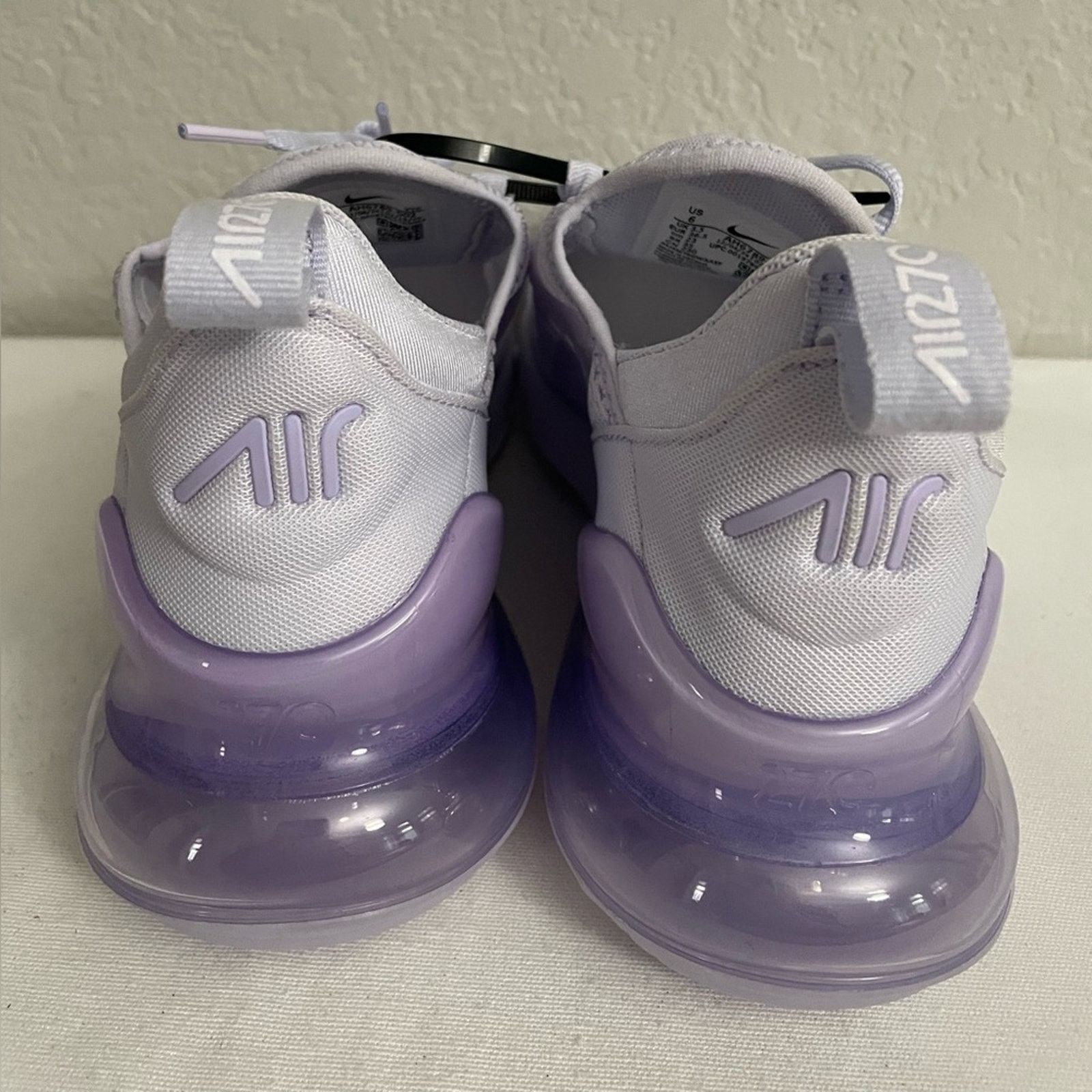 Nike Nike Air Max 270 in Amethyst Tint White Sneaker Women Size 6 Size US 6 / IT 36 - 5 Thumbnail