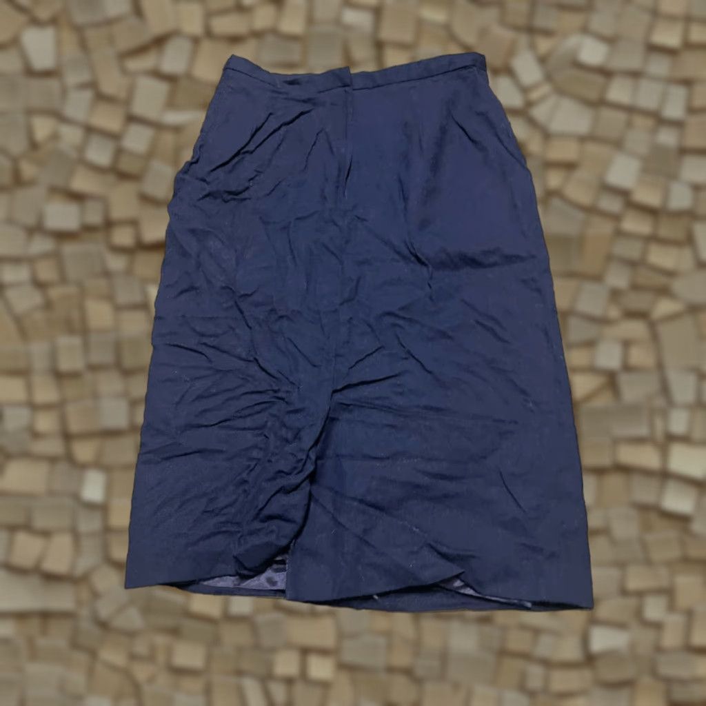 Evan Picone EVANE PICONE Skirt Women's Size 29 Blue Back Zip Knee Length Casual Daily Vintage? No. Size 29" - 1 Thumbnail