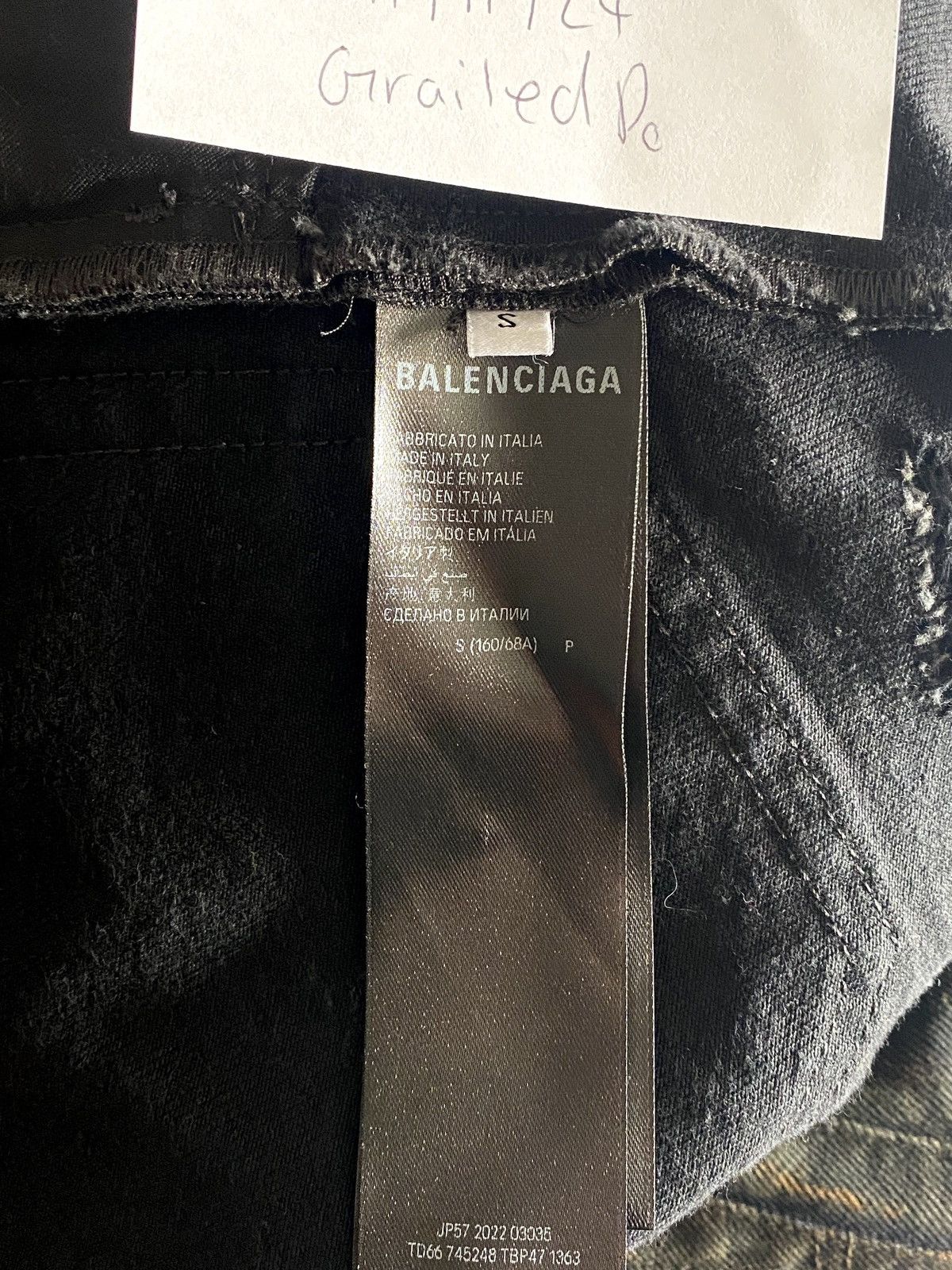 Balenciaga Balenciaga Runway Mud Jean Super Destroyed SS23 Small Size US 32 / EU 48 - 5 Thumbnail