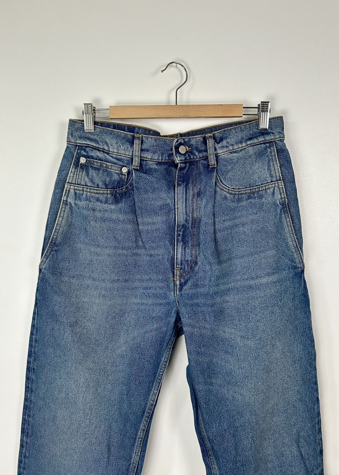 Hed Mayner HED MAYNER SS24 STRAIGHT LEG BLUE JEANS Size US 30 / EU 46 - 3 Thumbnail