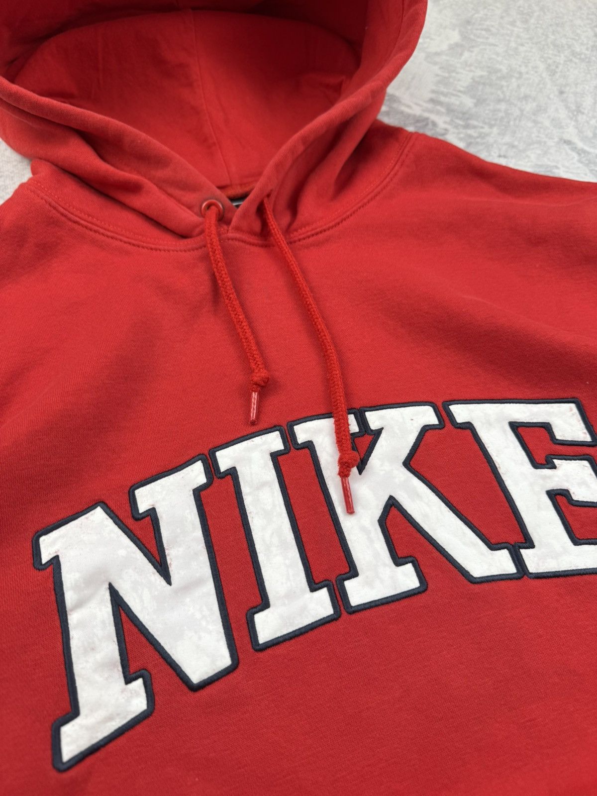 Nike × Vintage NIKE VINTAGE CENTER LOGO OVERSIZE BOXY HOODIE Size US XL / EU 56 / 4 - 4 Thumbnail