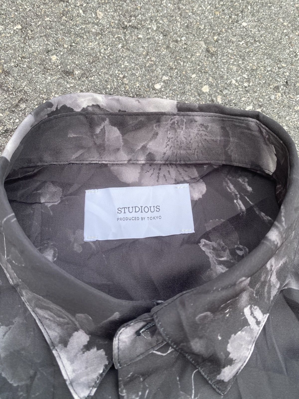 Japanese Brand × STUDIOUS Studios flower polyester shirt button Size US L / EU 52-54 / 3 - 3 Thumbnail