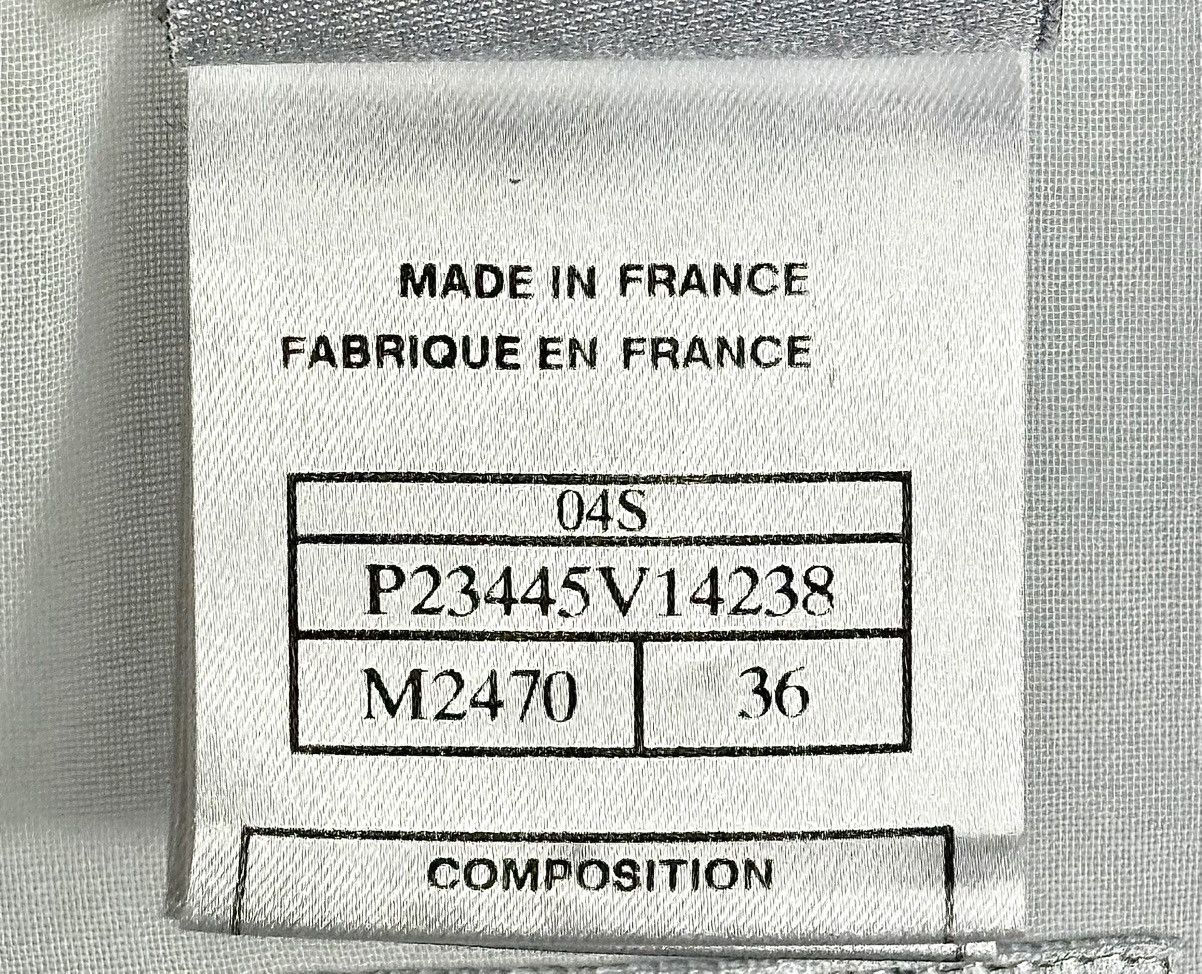 Chanel Chanel - Karl Lagerfeld - SS/04 - Sports - Tunic - Blouse Size XS / US 0-2 / IT 36-38 - 20 Thumbnail