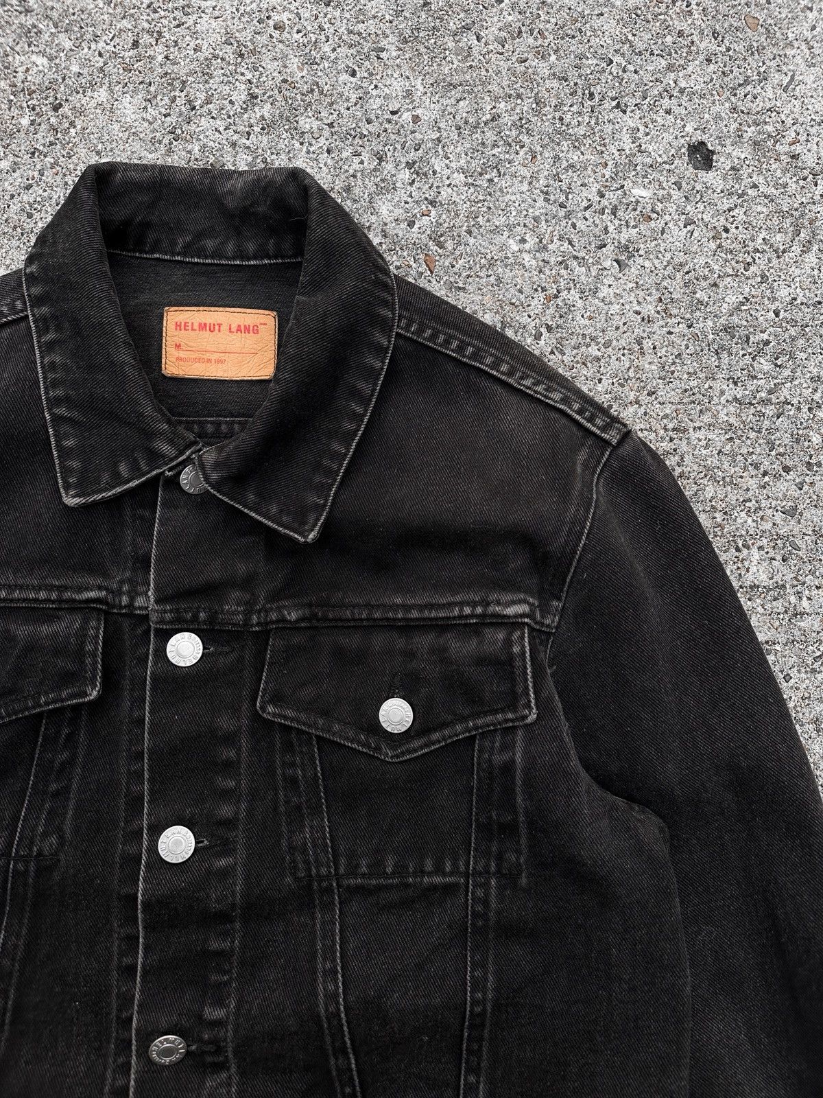 Helmut Lang Helmut Lang AW97 Faded Black Denim Jacket Size US M / EU 48-50 / 2 - 8 Thumbnail