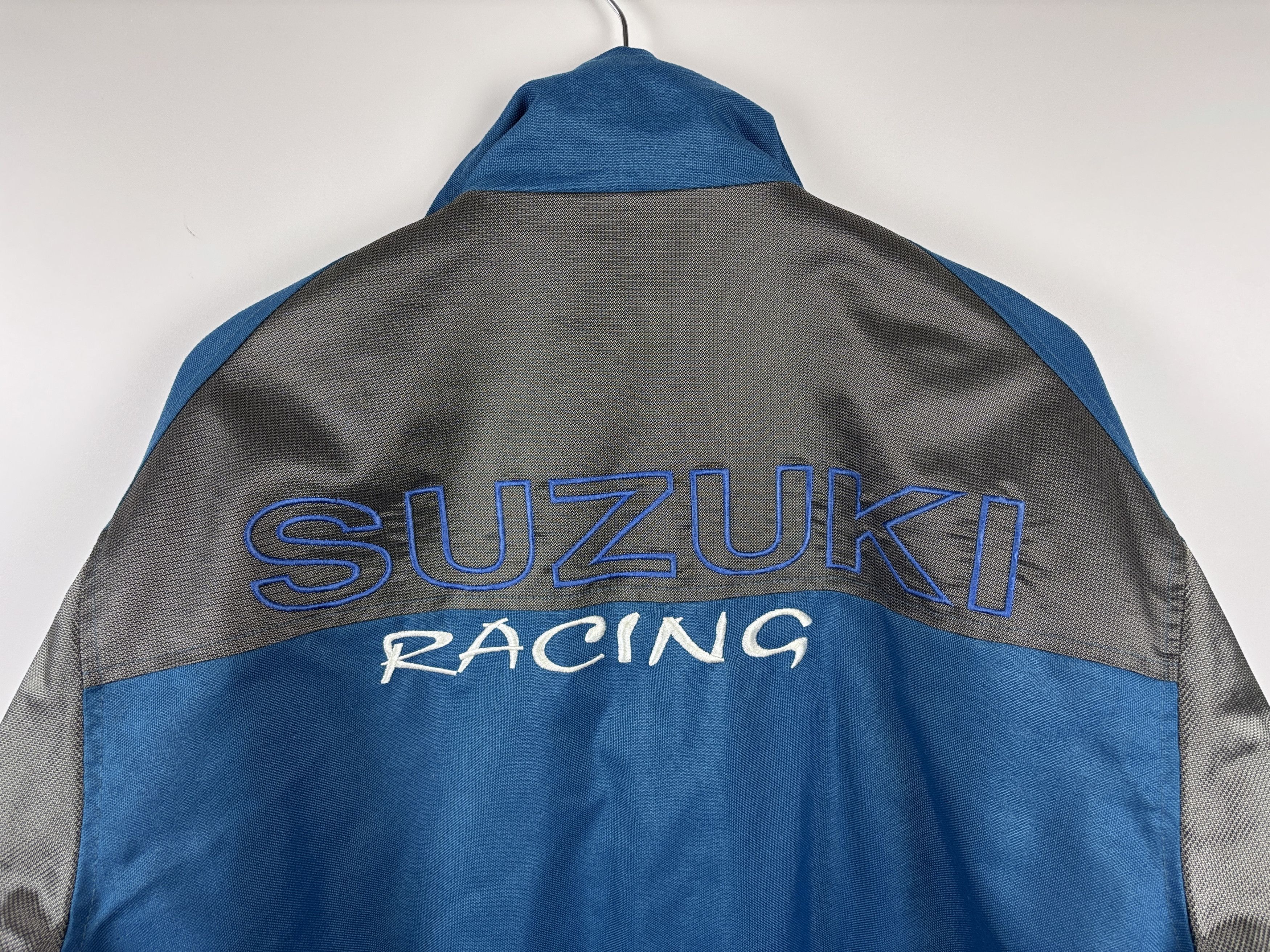 Other Vintage Suzuki Racing Bomber Jacket Black Blue Mens Size XL Size US XL / EU 56 / 4 - 5 Thumbnail