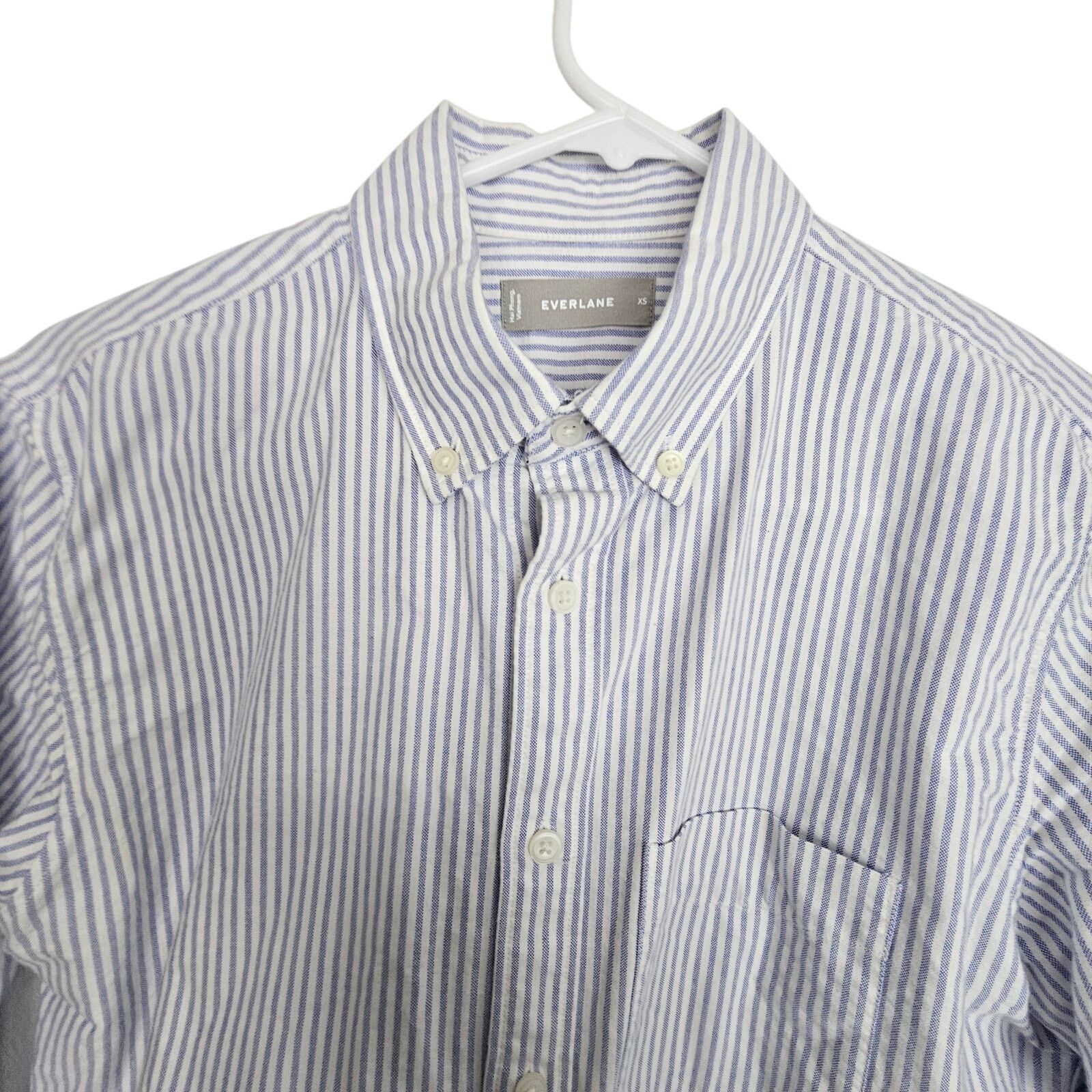 Everlane Everlane Shirt Blue Striped Button Down Long Sleeve Shirt XS Size US XS / EU 42 / 0 - 2 Thumbnail