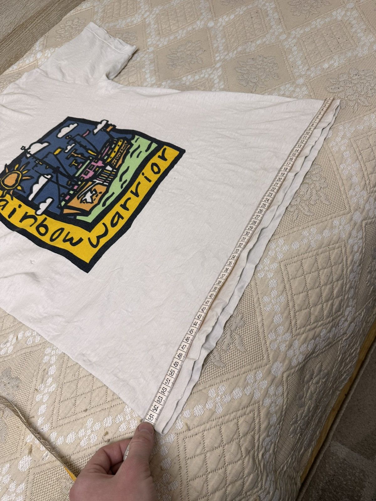 Vintage 🔥 Vintage Rainbow Warrior Distressed T Shirt Titanic Size US M / EU 48-50 / 2 - 9 Thumbnail