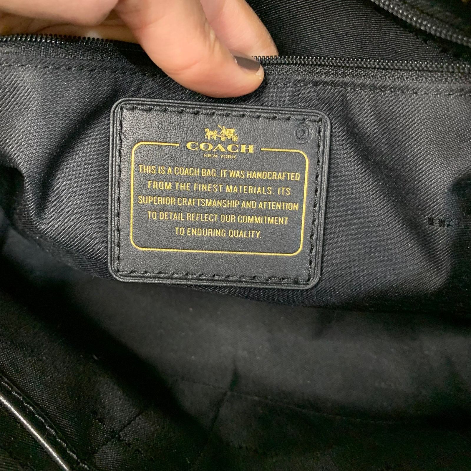 Coach Coach Gold Metallic Turnlock Tote Size ONE SIZE - 4 Thumbnail