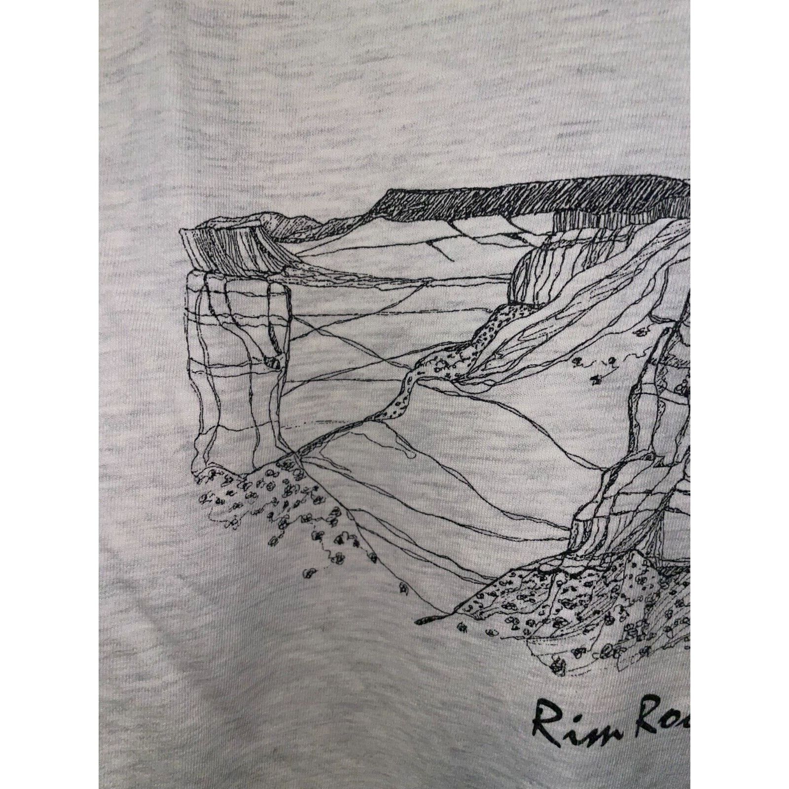 Hanes Vintage Rim Rock Run Shirt Mesa State Daily Sentinel Tee M Size US M / EU 48-50 / 2 - 6 Thumbnail