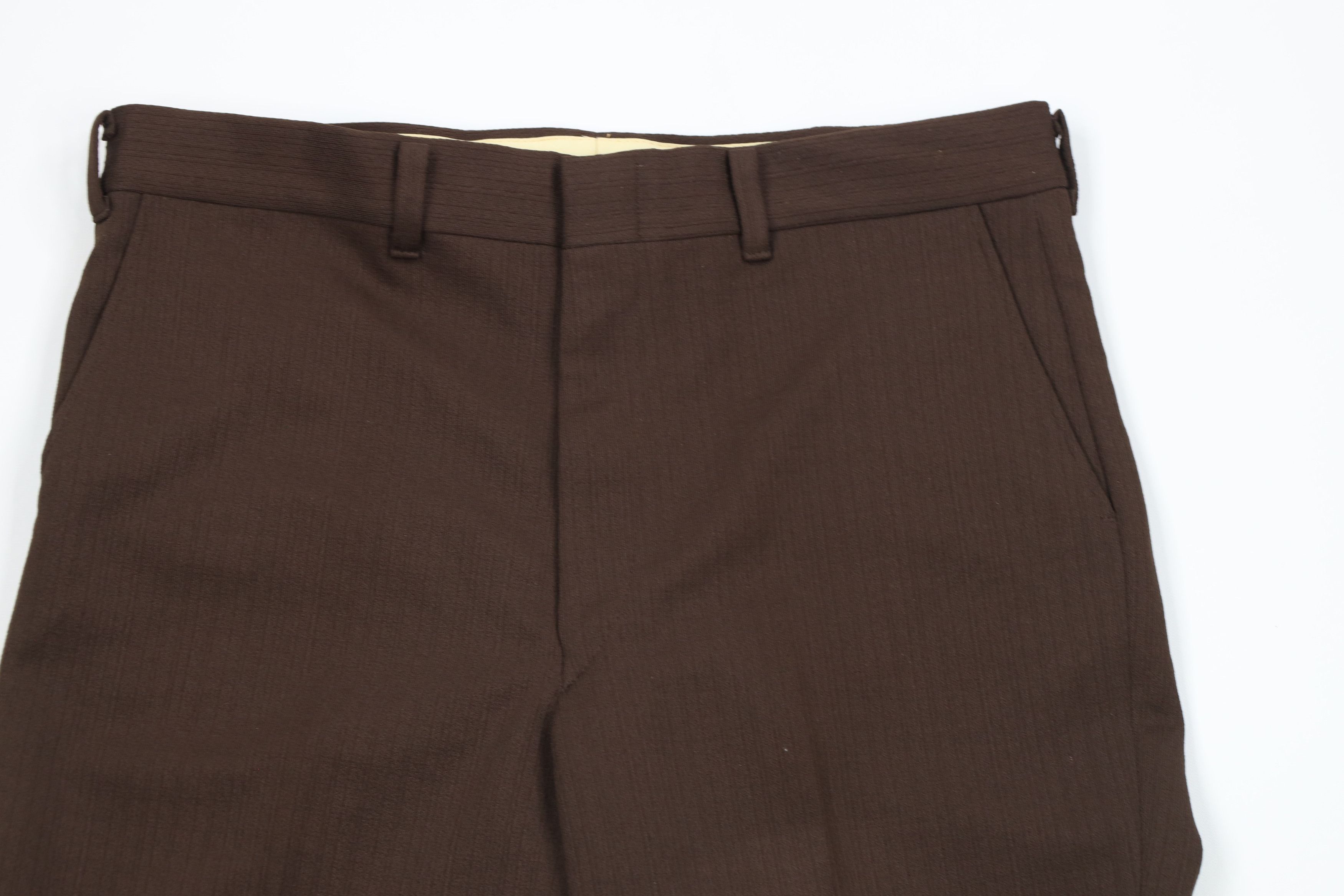 Vintage Vintage 60s 70s Streetwear Bell Bottoms Pants Brown USA Size US 36 / EU 52 - 2 Thumbnail
