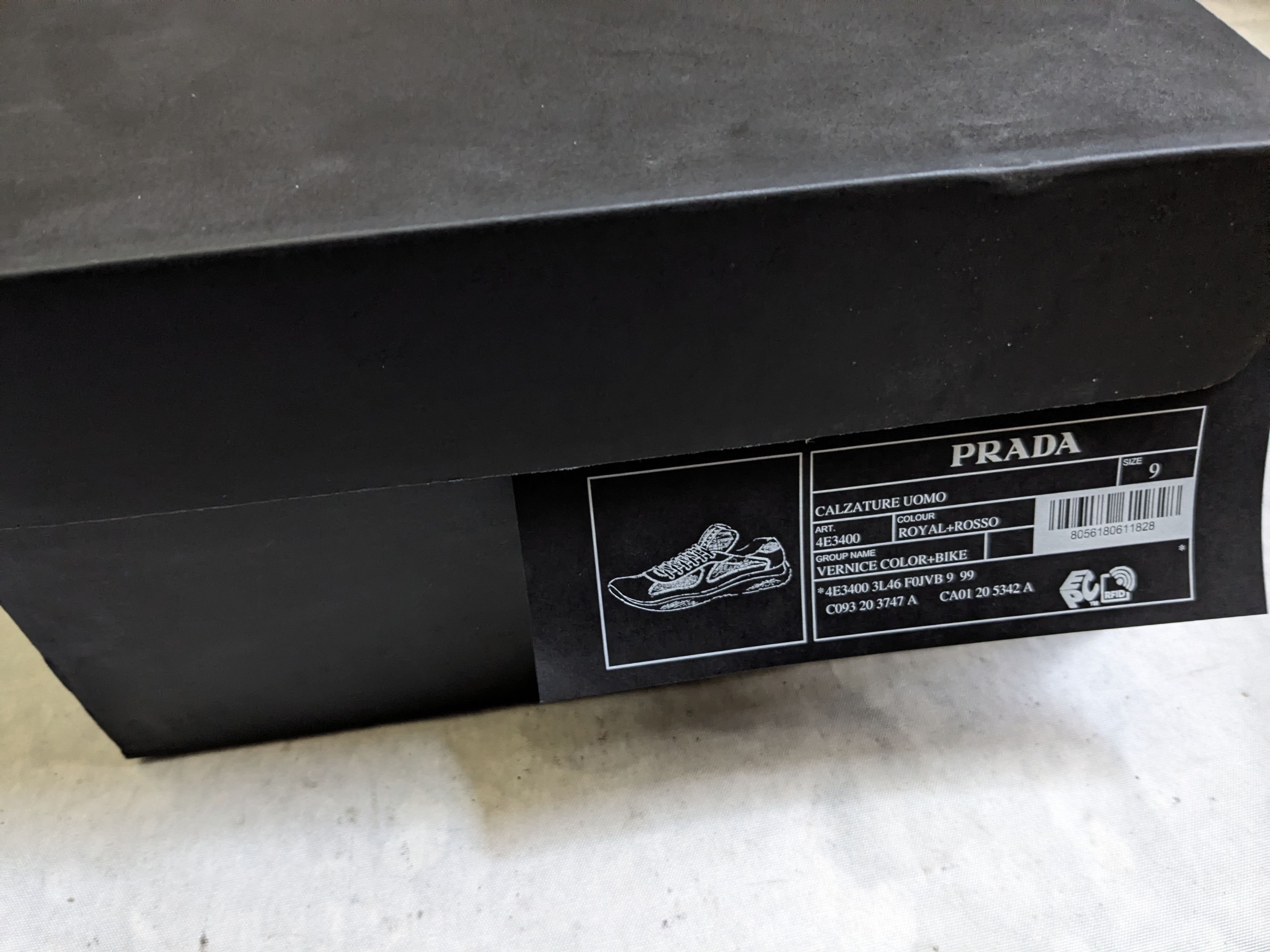 Prada Prada America's Cup Sneakers Navy Blue Black 10 Red Low Size US 10 / EU 43 - 20 Thumbnail