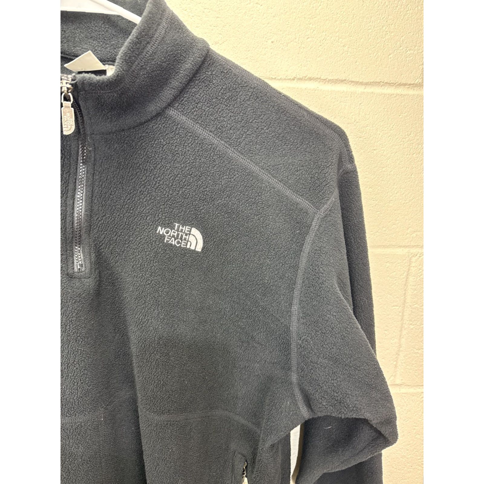 The North Face Vintage The North Face Fleece 1/4 Zip Pullover Sweater Mens XL Black Made in USA Size US XL / EU 56 / 4 - 6 Thumbnail