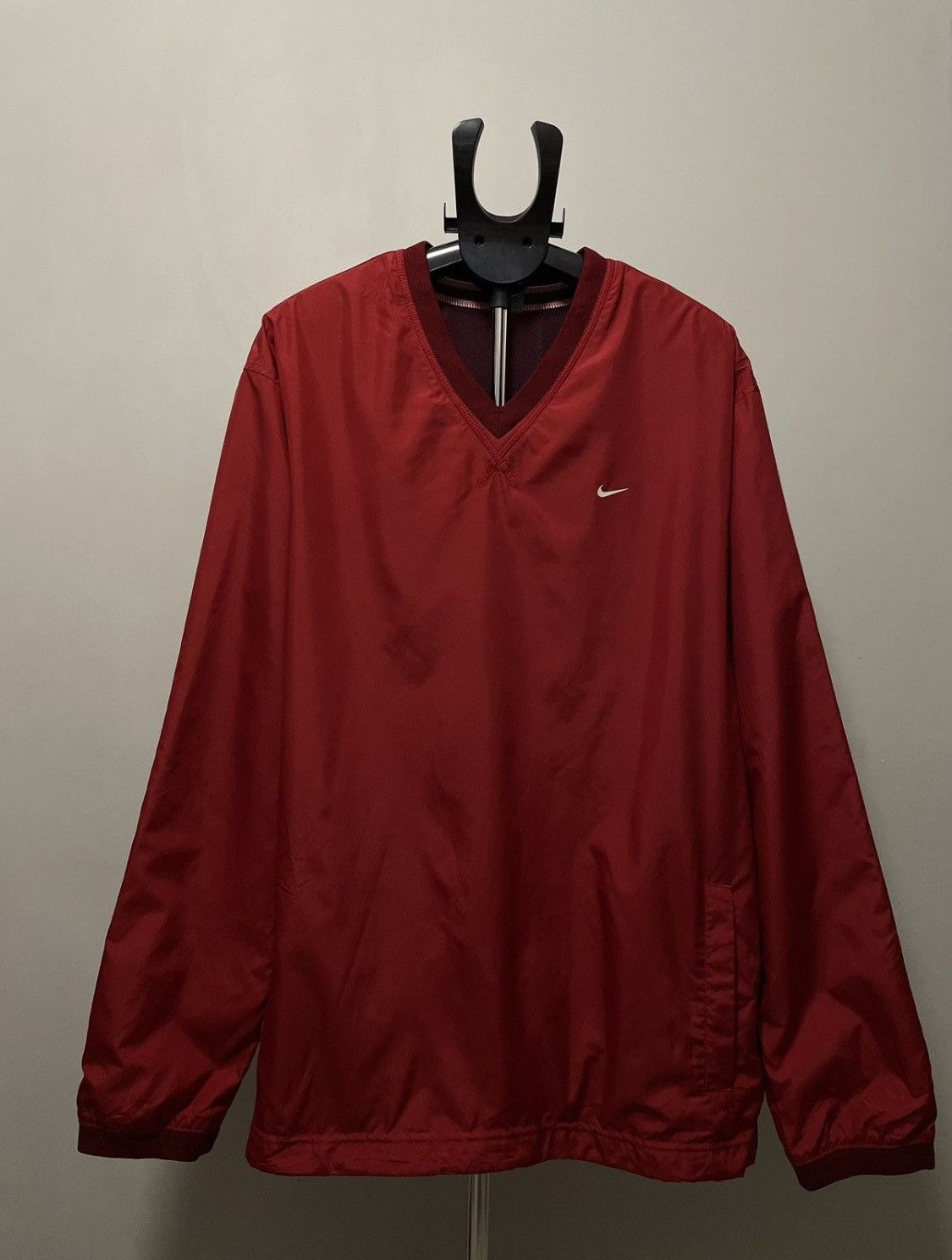 Nike × Vintage Nike Vintage Y2K Nylon drill Track Jacket Size US XL / EU 56 / 4 - 1 Thumbnail