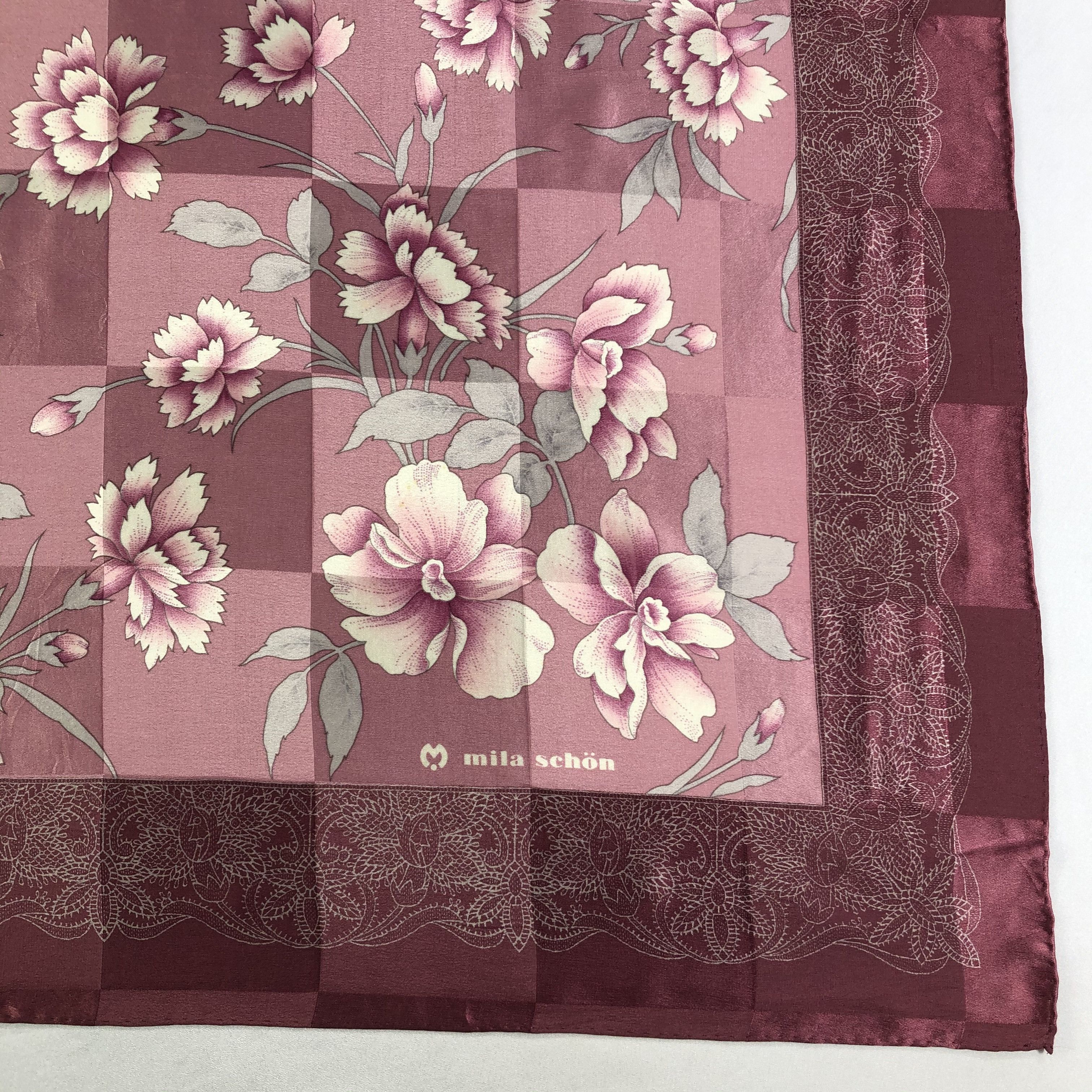 Mila Schon × Vintage Vintage Mila Schon Silk Scarf Size ONE SIZE - 3 Thumbnail