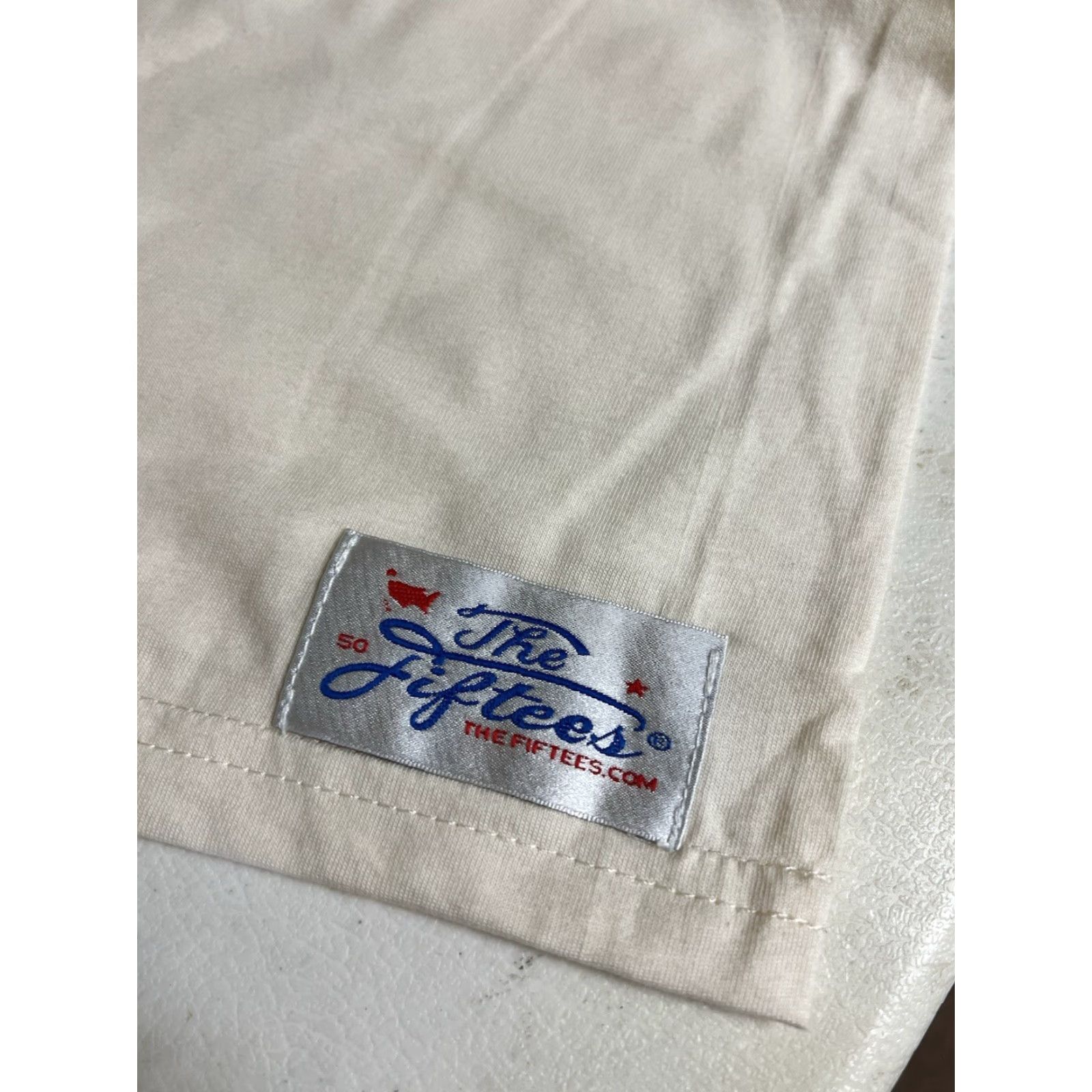 Vintage New Retro Style Texas Radio Rock-N-Roll T-shirt Cowboy Rodeo XL 100% Cotton Mens Ivory Retro T-Shirt 90s Size US XL / EU 56 / 4 - 5 Thumbnail