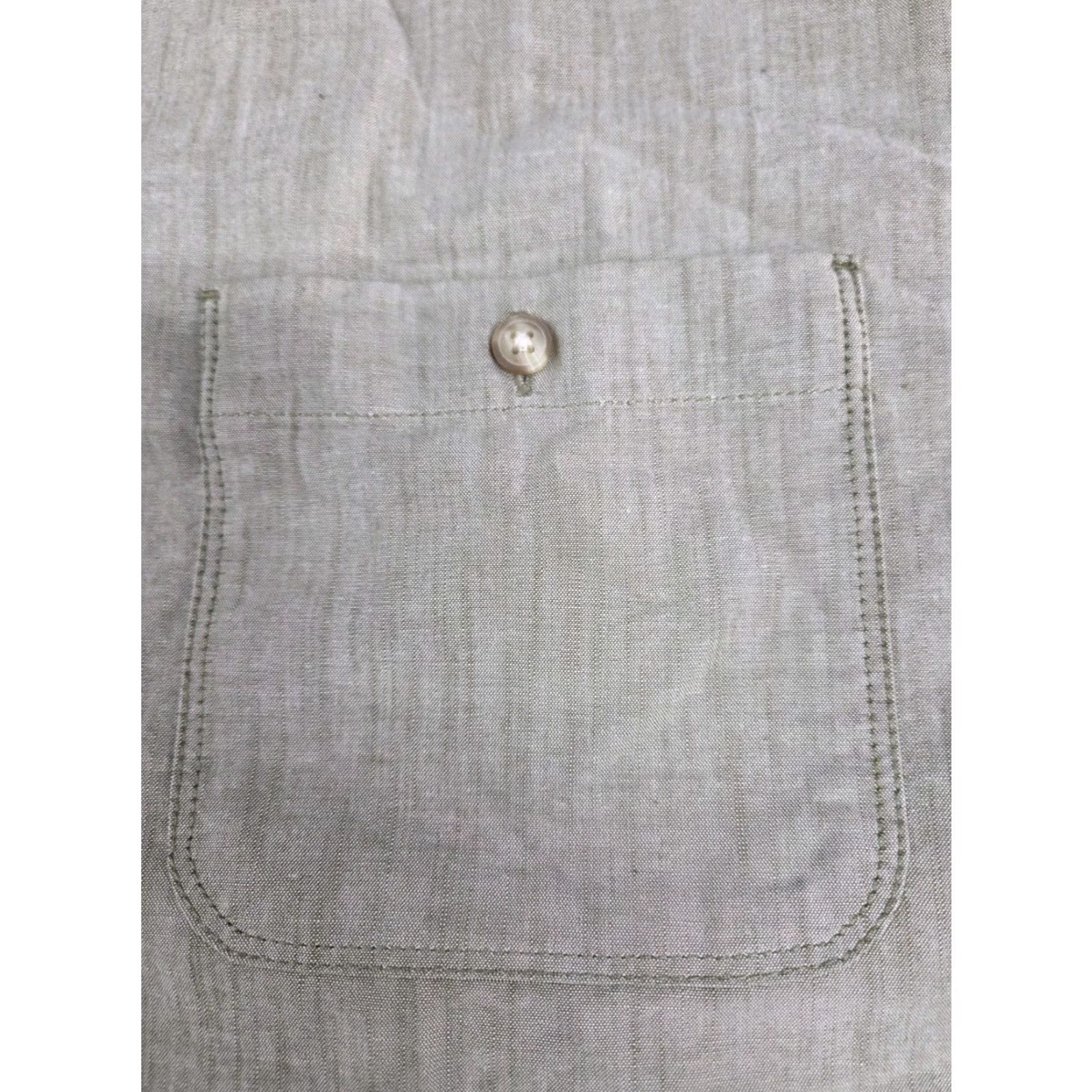 The North Face The North Face Mens Short Sleeve Button Up Beige Shirt XL Regular 48 Chest Cotton Polyester Woven Logo Pocket White? Size US XL / EU 56 / 4 - 5 Thumbnail