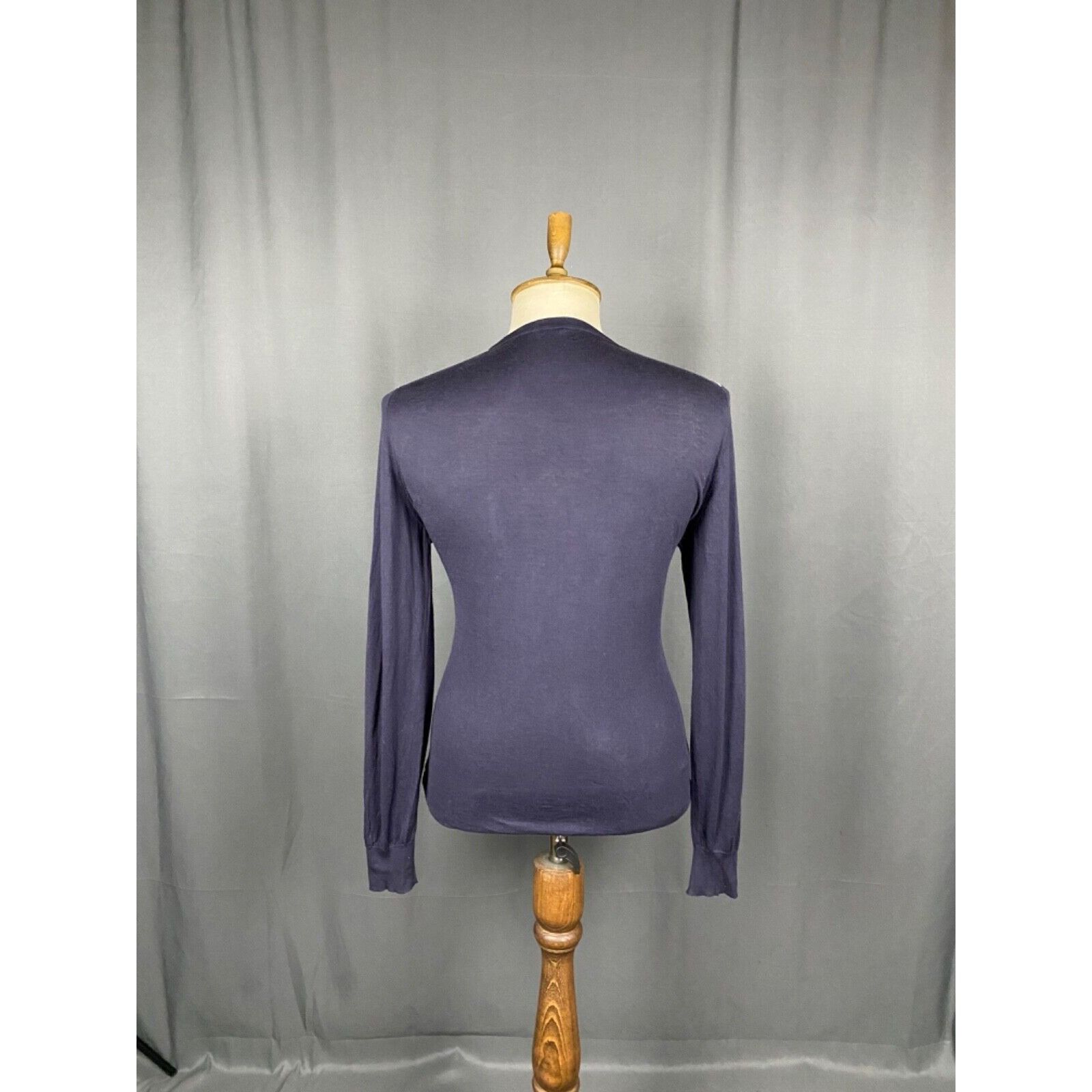 Kiton Kiton Geometric Pattern Men's Blue White Crewneck Size M Size US M / EU 48-50 / 2 - 7 Thumbnail