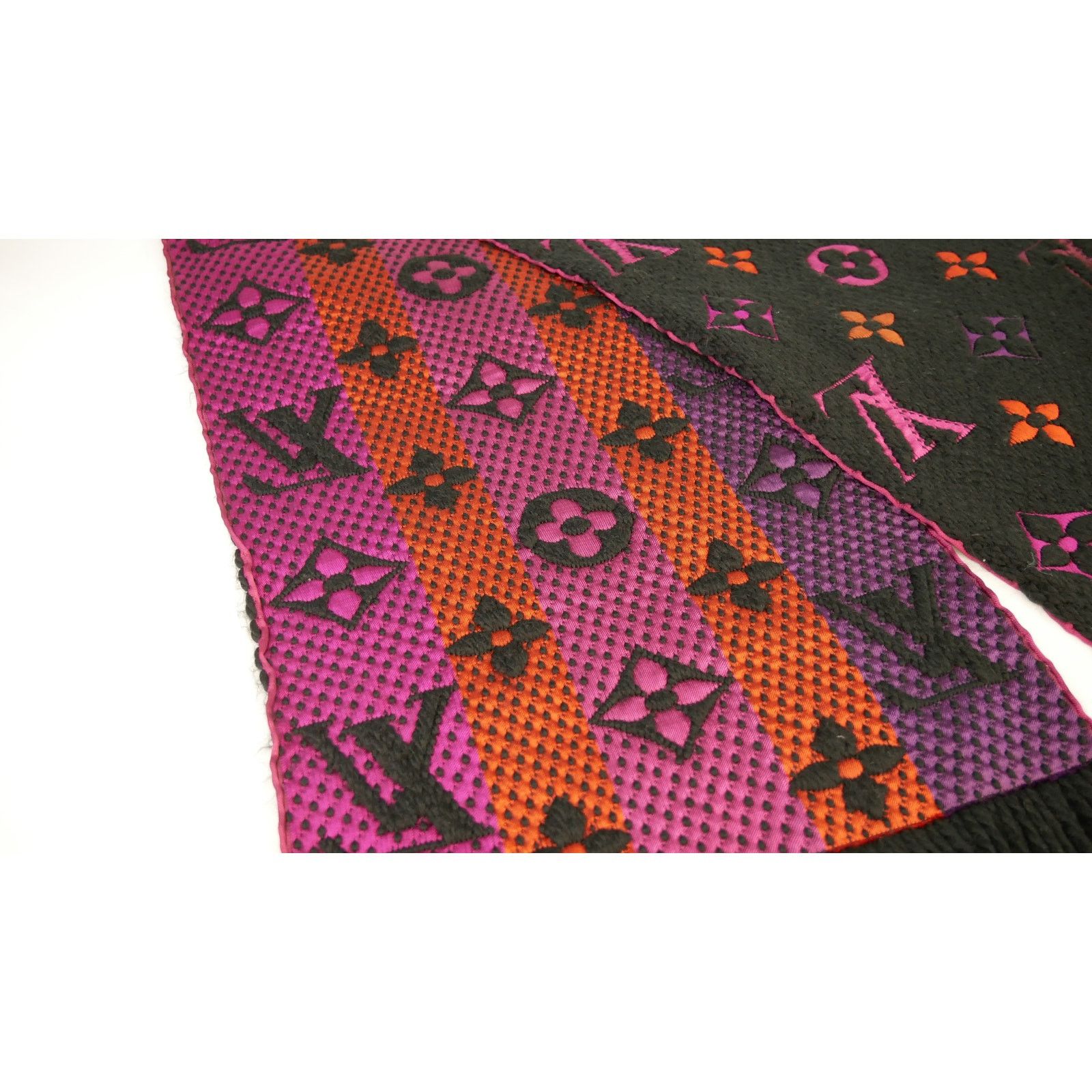 Louis Vuitton Louis Vuitton Multicolor Logomania Scarf Size ONE SIZE - 8 Thumbnail