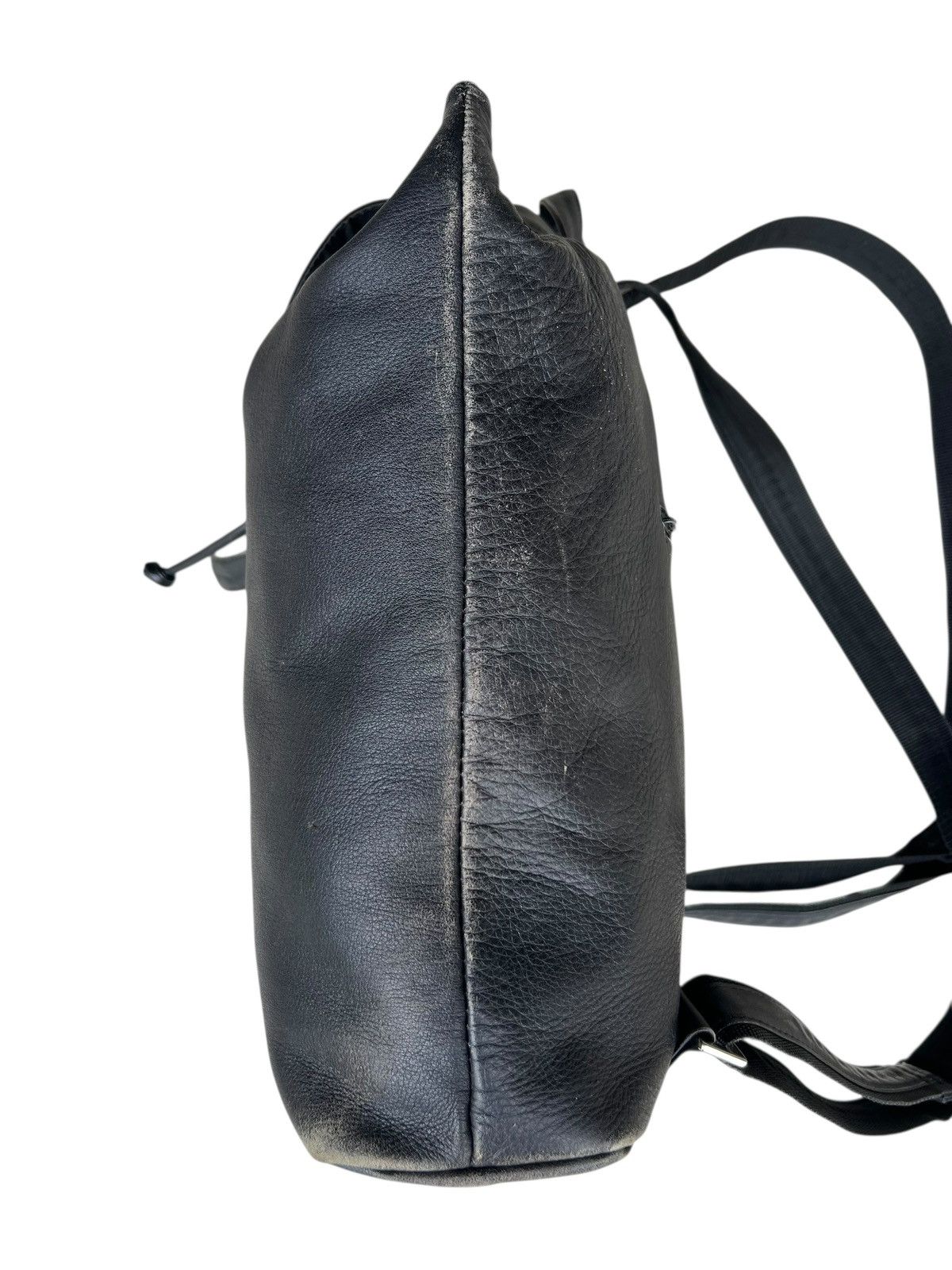 Leather Spiaggia Japan Faded Patina Leather Backpack Rucksack Bag Size ONE SIZE - 13 Thumbnail