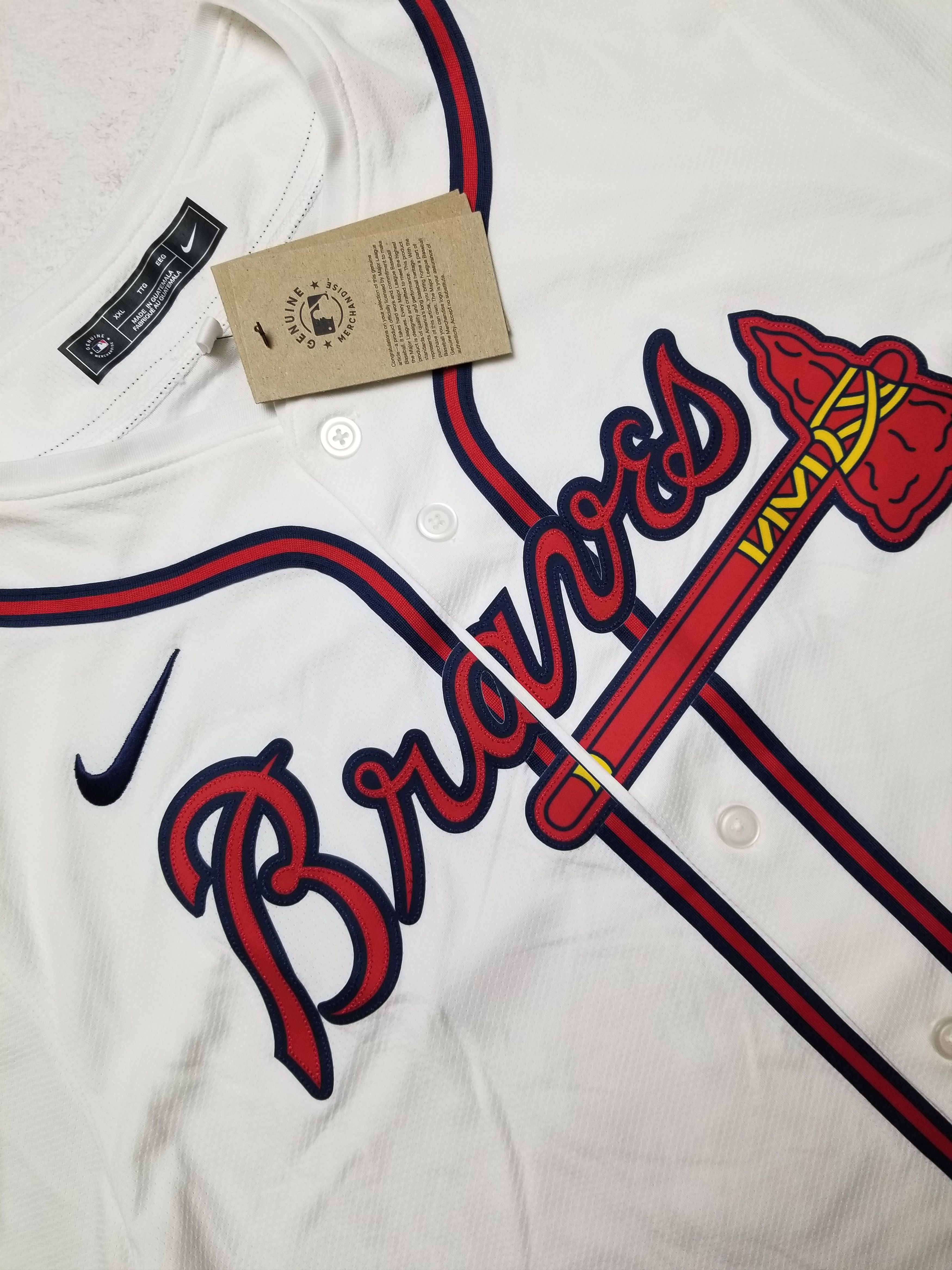 Nike New Nike Atlanta Braves Matt Olson #28 Jersey Size US XXL / EU 58 / 5 - 13 Thumbnail