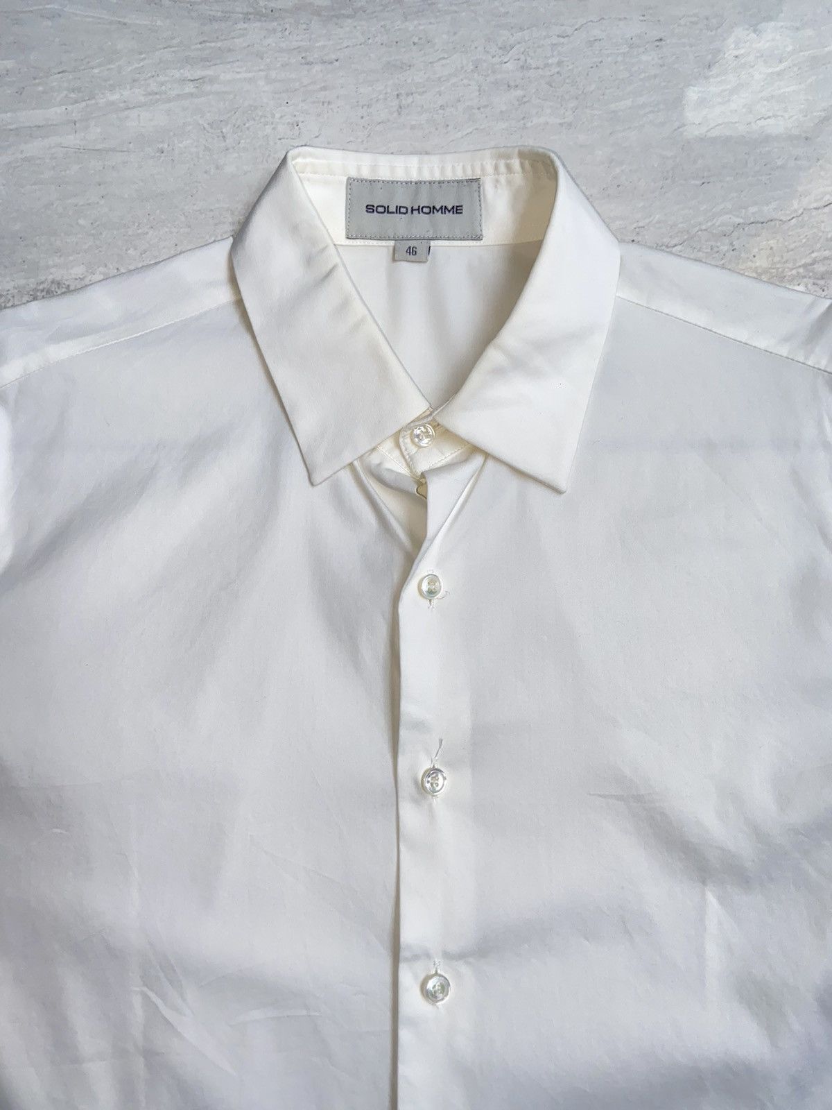 Solid Homme × Wooyoungmi SOLID HOMME White Shirt Size US XS / EU 42 / 0 - 5 Thumbnail