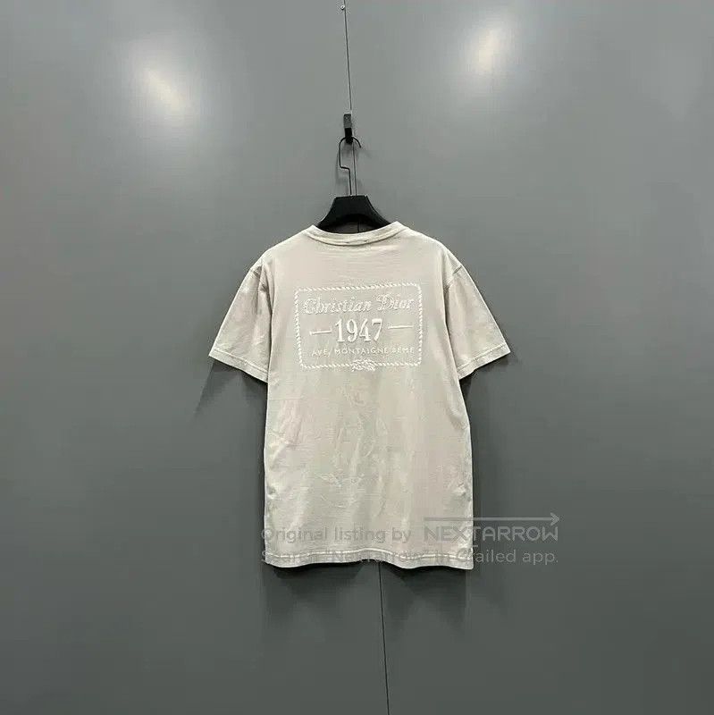 Dior Dior Summer Gray Cotton Short Sleeve T. Size S / US 4 / IT 40 - 3 Thumbnail