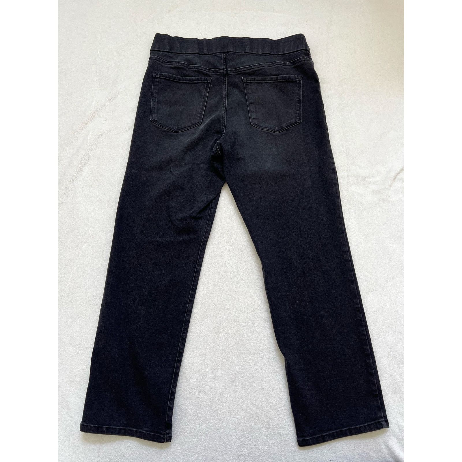 Nine West Nine West Heidi Pull On Straight Black Jeans Size 14 Size 36" / US 14 / IT 50 - 3 Thumbnail