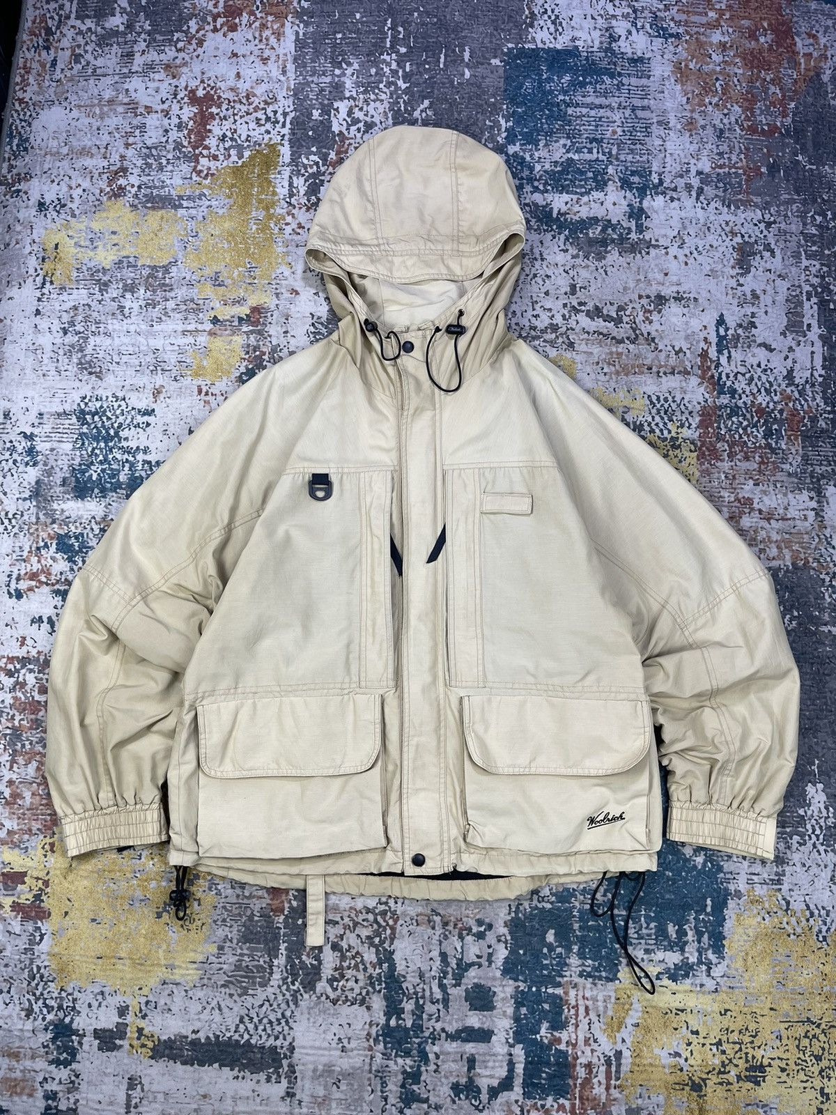 Woolrich Woolen Mills Vintage 90s Woolrich Utility Pocket Nylon Jackets Size US L / EU 52-54 / 3 - 1 Thumbnail
