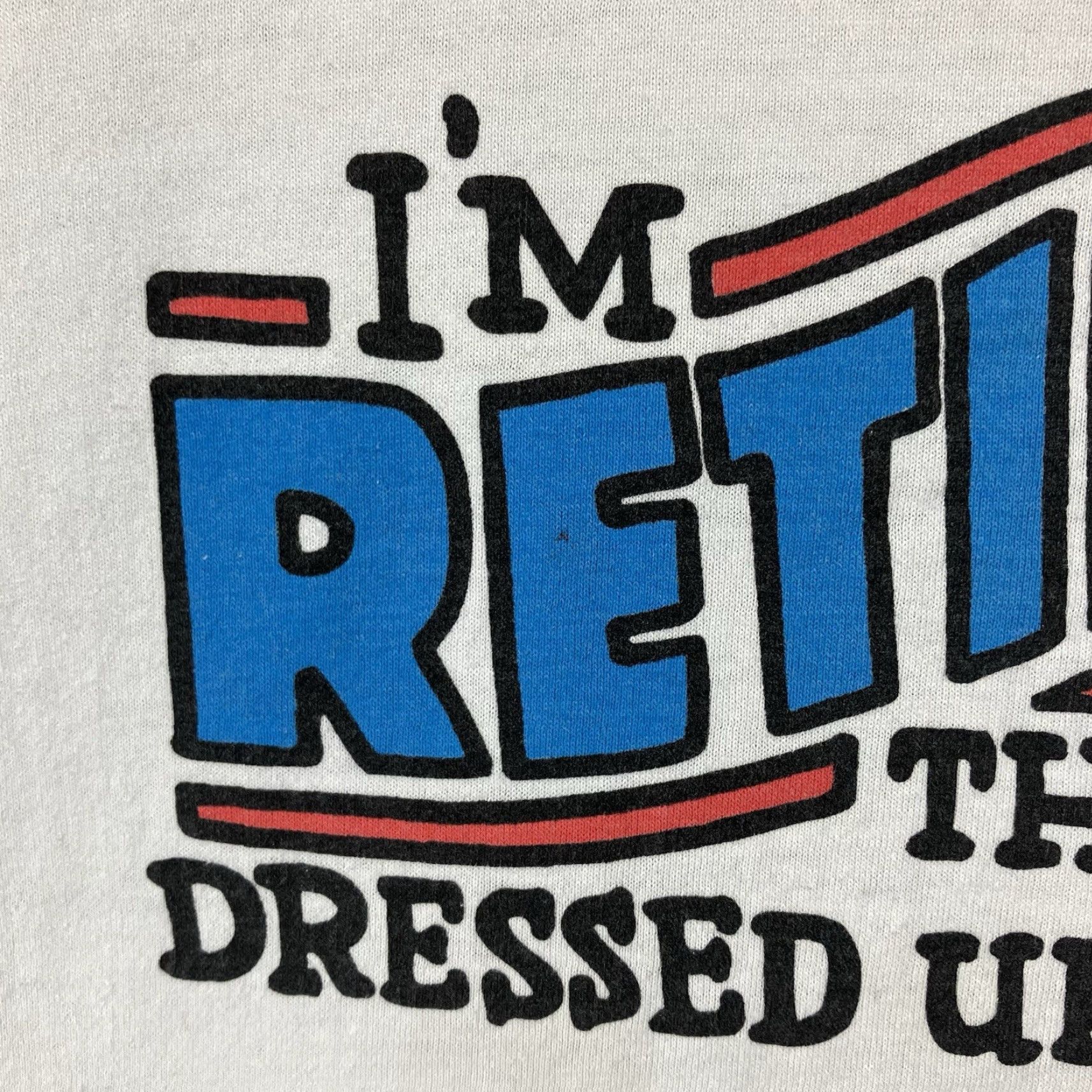 Jerzees VINTAGE Jerzees White T-Shirt Hallmark 80s 90s Funny Quote Dad Crew Neck Short Sleeve XL Men Reds? Size US XL / EU 56 / 4 - 6 Thumbnail