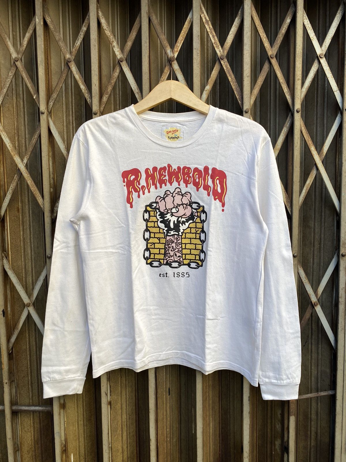 Japanese Brand Vintage R. Newbold X Jiro Bevis Tee Size US M / EU 48-50 / 2 - 1 Thumbnail