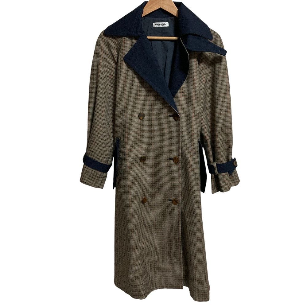 Other Other mila schon Houndstooth 2way Trench Coat Dress Set Textile Suits DUTY FREE for USA Size ONE SIZE - 1 Thumbnail