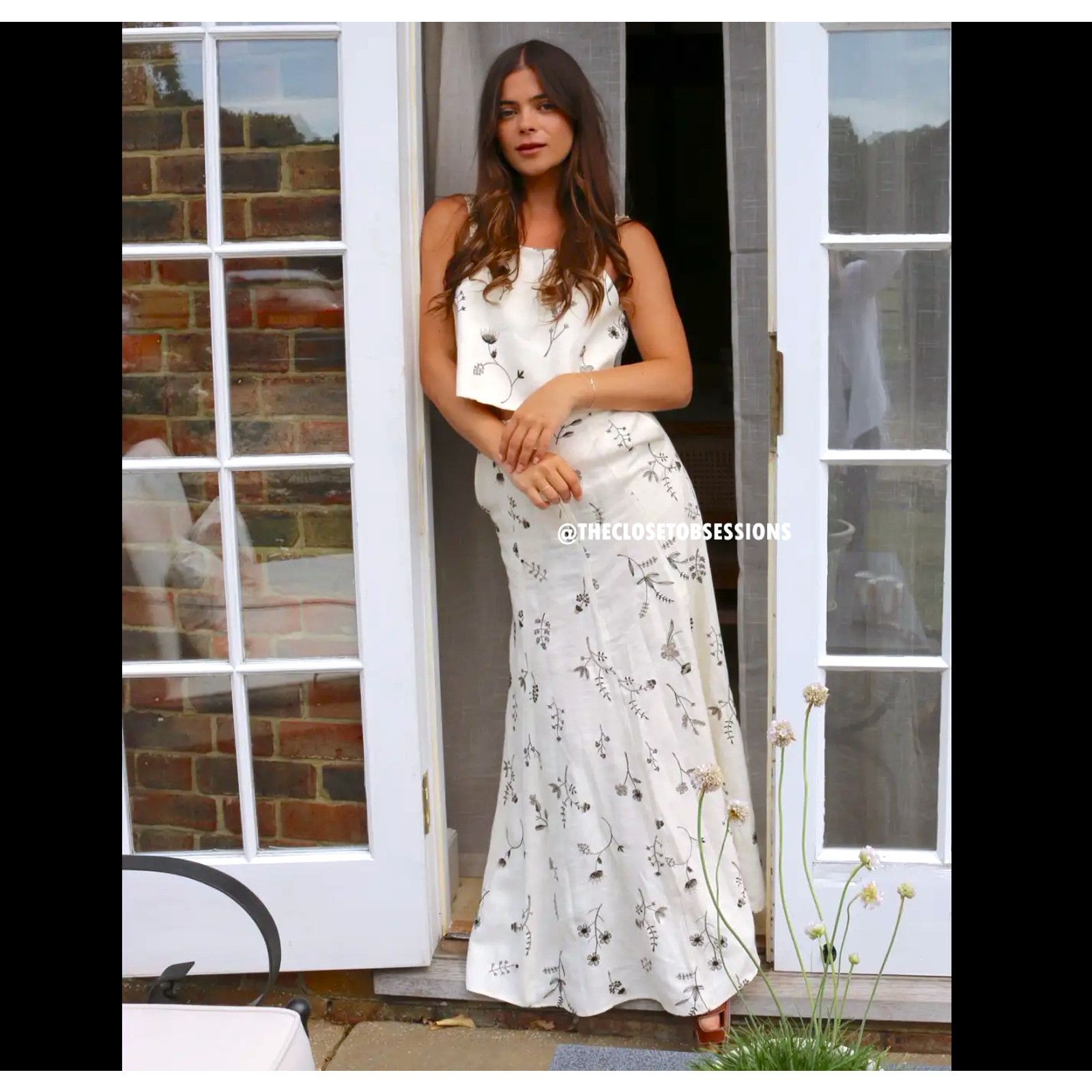 Zara ZARA BLOGGER FAVE! Co-Ord Set Tied Crop Top + Maxi Skirt NWT Size L / US 10 / IT 46 - 12 Thumbnail
