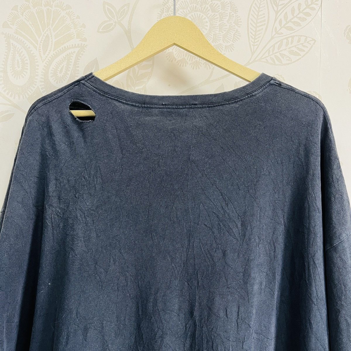 Designer × Zara Distressed Zara LA NY Baggy Ripped TShirt Made In Portugal Size US XL / EU 56 / 4 - 19 Thumbnail