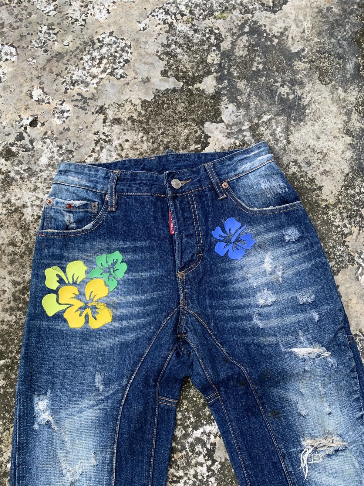 Dsquared2 Dsquared2 Blue Jeans Size 29" - 2 Thumbnail