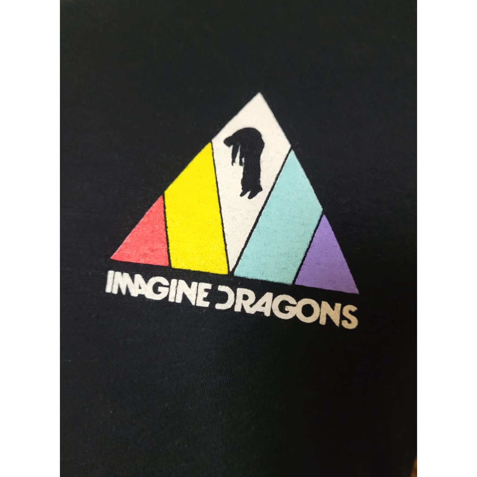 Vintage VINTAGE Imagine Dragons Evolve 2018 Concert Tour T Shirt Medium Black Men Short Sleeve Crew Neck Size US M / EU 48-50 / 2 - 2 Thumbnail