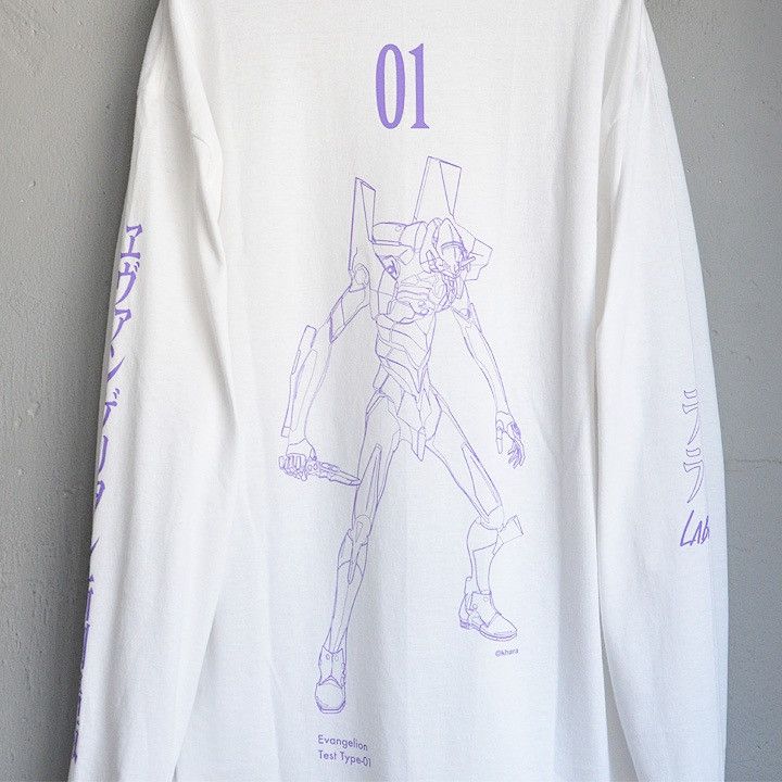 Anime LABRAT×EVANGELION×YAR "Unit-01" L/S Tee Size US M / EU 48-50 / 2 - 15 Thumbnail