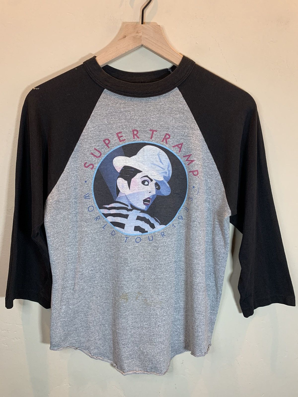 Band Tees × Vintage RARE Vintage 1983 Supertramp World Tour Single Stitch Shirt Size US M / EU 48-50 / 2 - 1 Thumbnail
