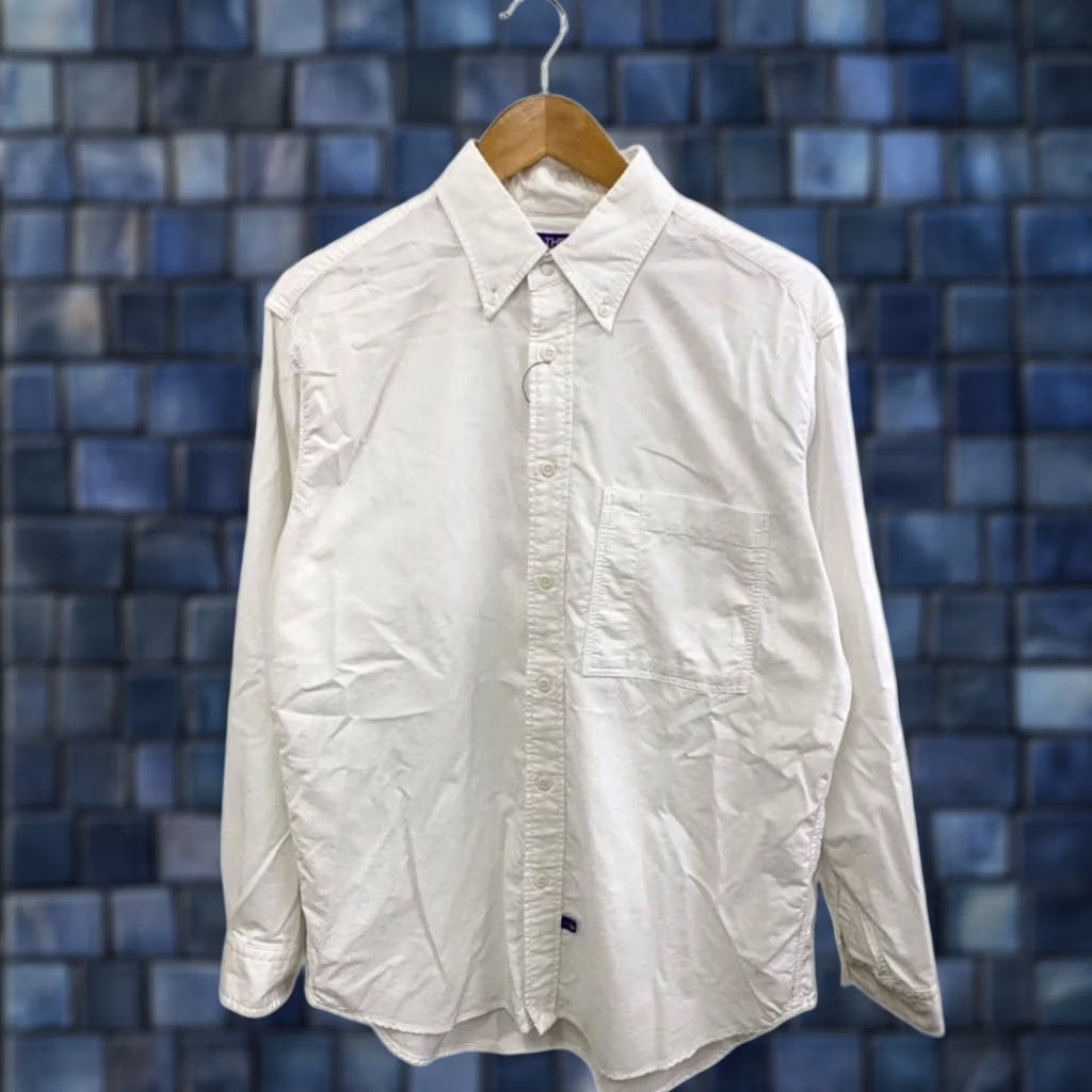 The North Face Purple Label THE NORTH FACE PURPLE LABEL Button-Up Shirt M White Cotton Nylon Mens Size US M / EU 48-50 / 2 - 1 Thumbnail