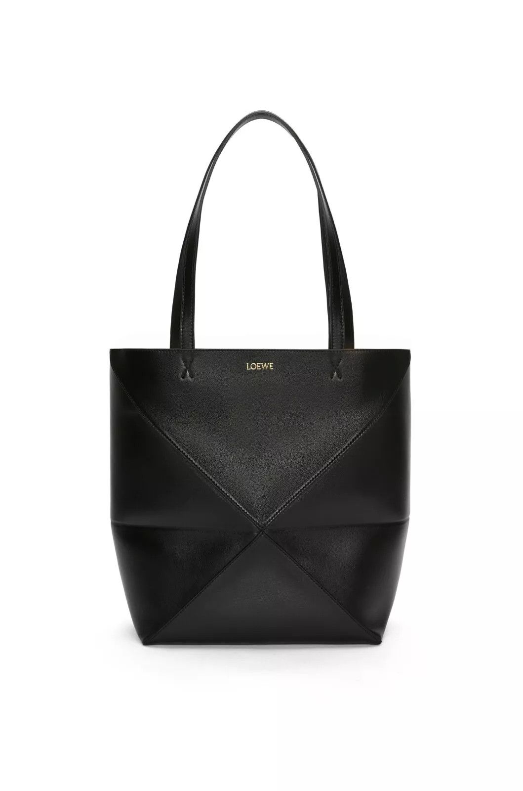 Loewe LOEWE Puzzle Medium Fold Black Leather Tote New Auth Size ONE SIZE - 1 Thumbnail