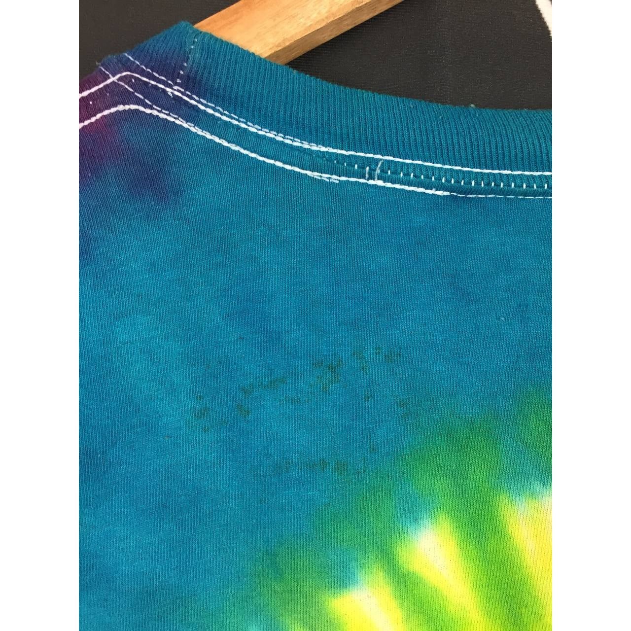 Vintage Trippy Tie-Dye Spiral Psychedelic Hippie Longsleeve Tee Size US XL / EU 56 / 4 - 7 Thumbnail