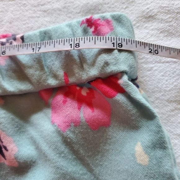 Vintage Joules Tea & Crumpets Soft Flannel Floral Cinched Sz. 14 Sho Size 36" / US 14 / IT 50 - 6 Thumbnail