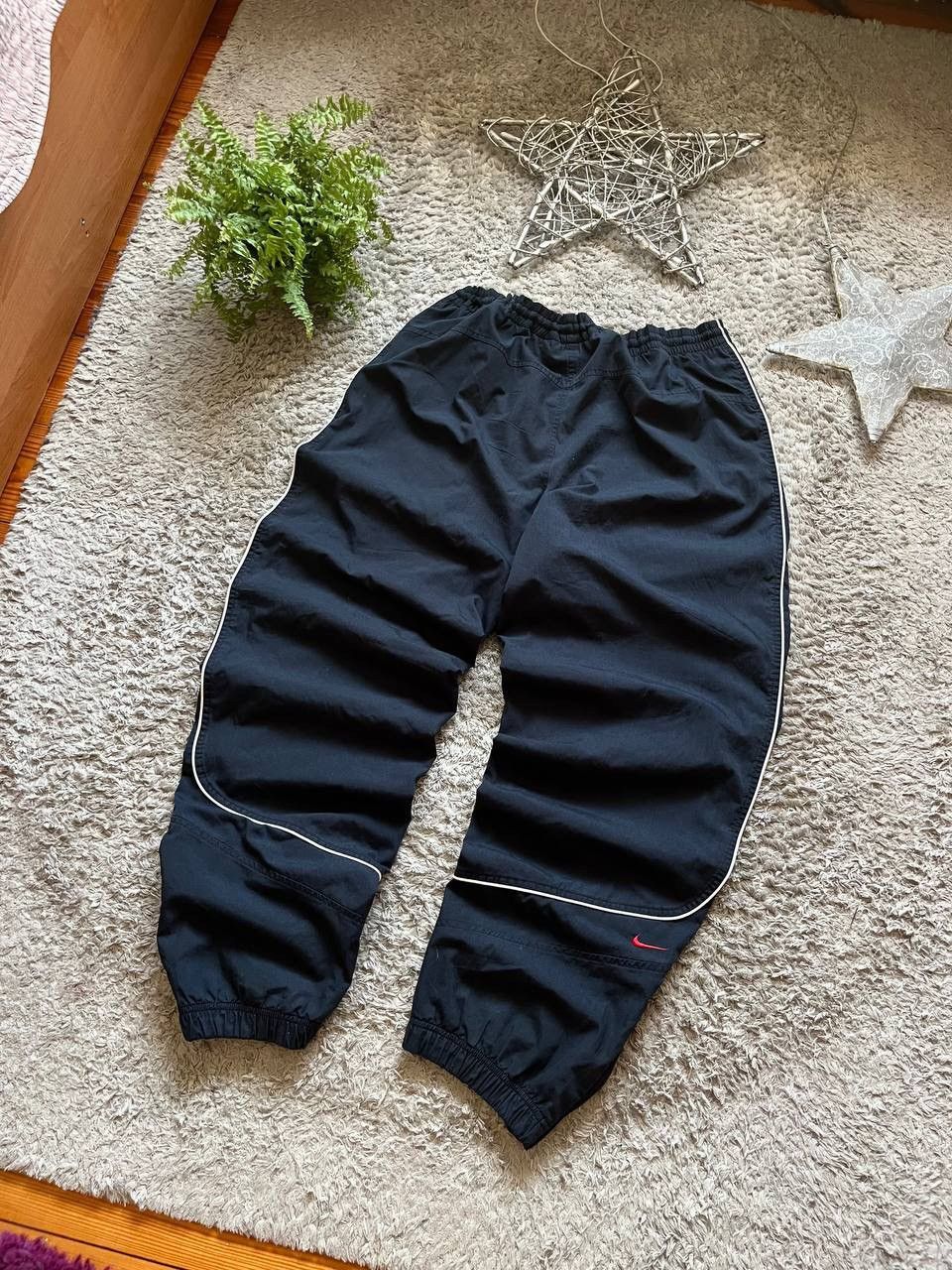 Nike × Vintage 00s Nike Vintage Pants Streetwear Logo Swoosh Rare Size US 32 / EU 48 - 11 Thumbnail