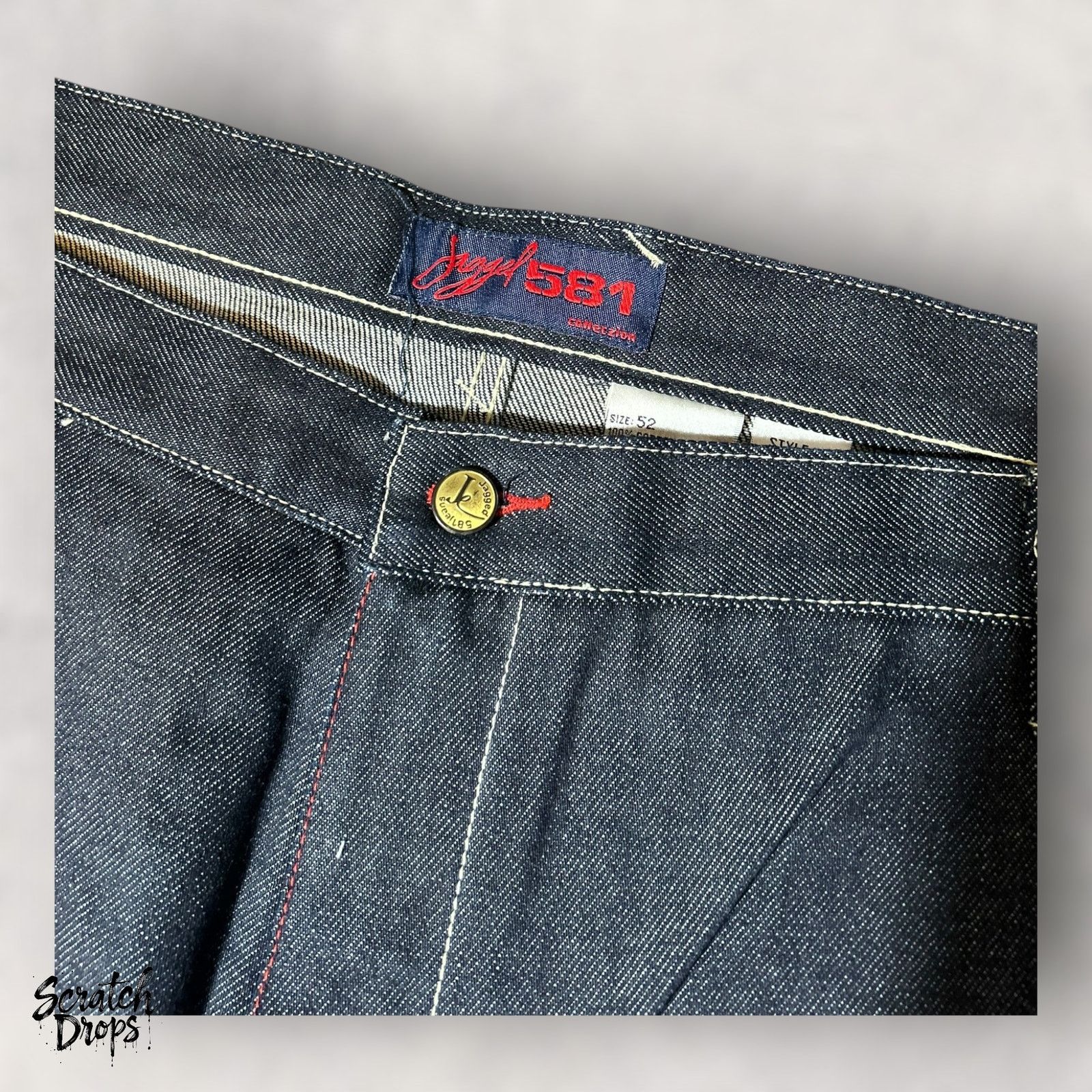 Other Jagged 581 Vintage Y2K Jeans NWT Size 54 Dark Wash Classic Size US 38 / EU 54 - 6 Thumbnail