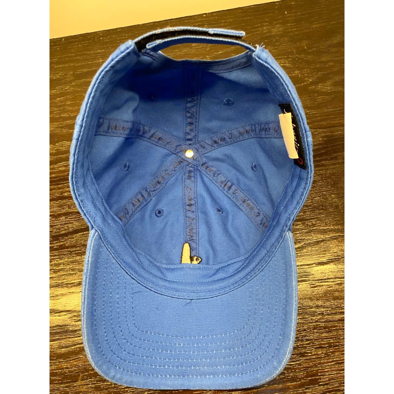 johnnie-O johnnie-O Hat Mens One Size Blue Twill Strapback West Coast Prep Florida Golf Size ONE SIZE - 7 Thumbnail